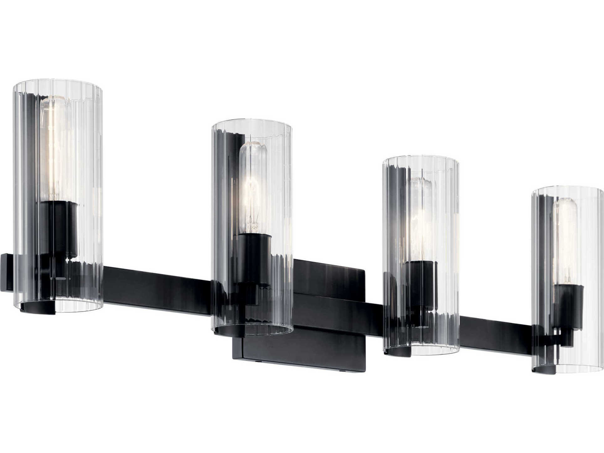Kichler Jemsa 4-Light Black Vanity Light