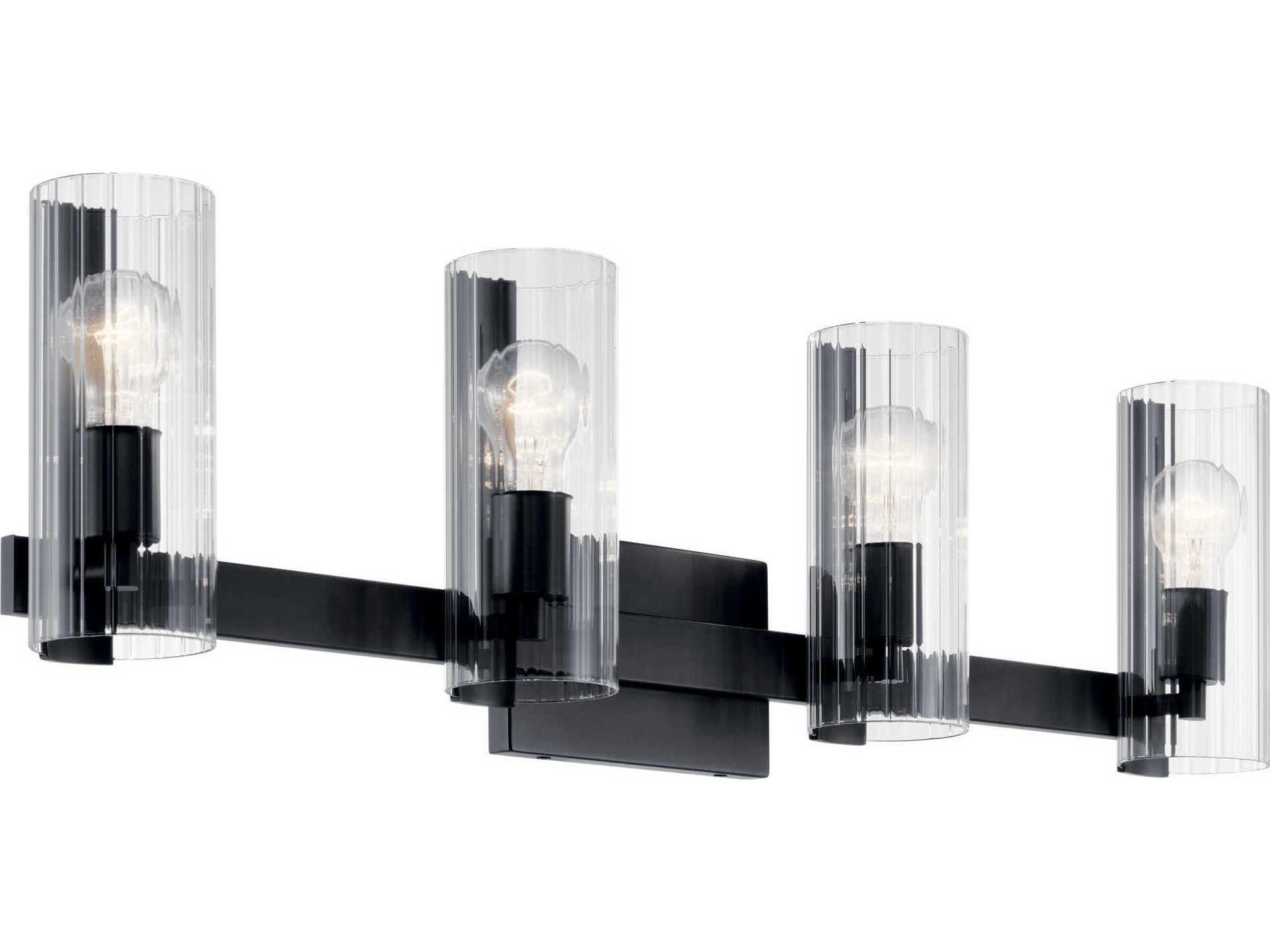 Kichler Jemsa 4-Light Black Vanity Light