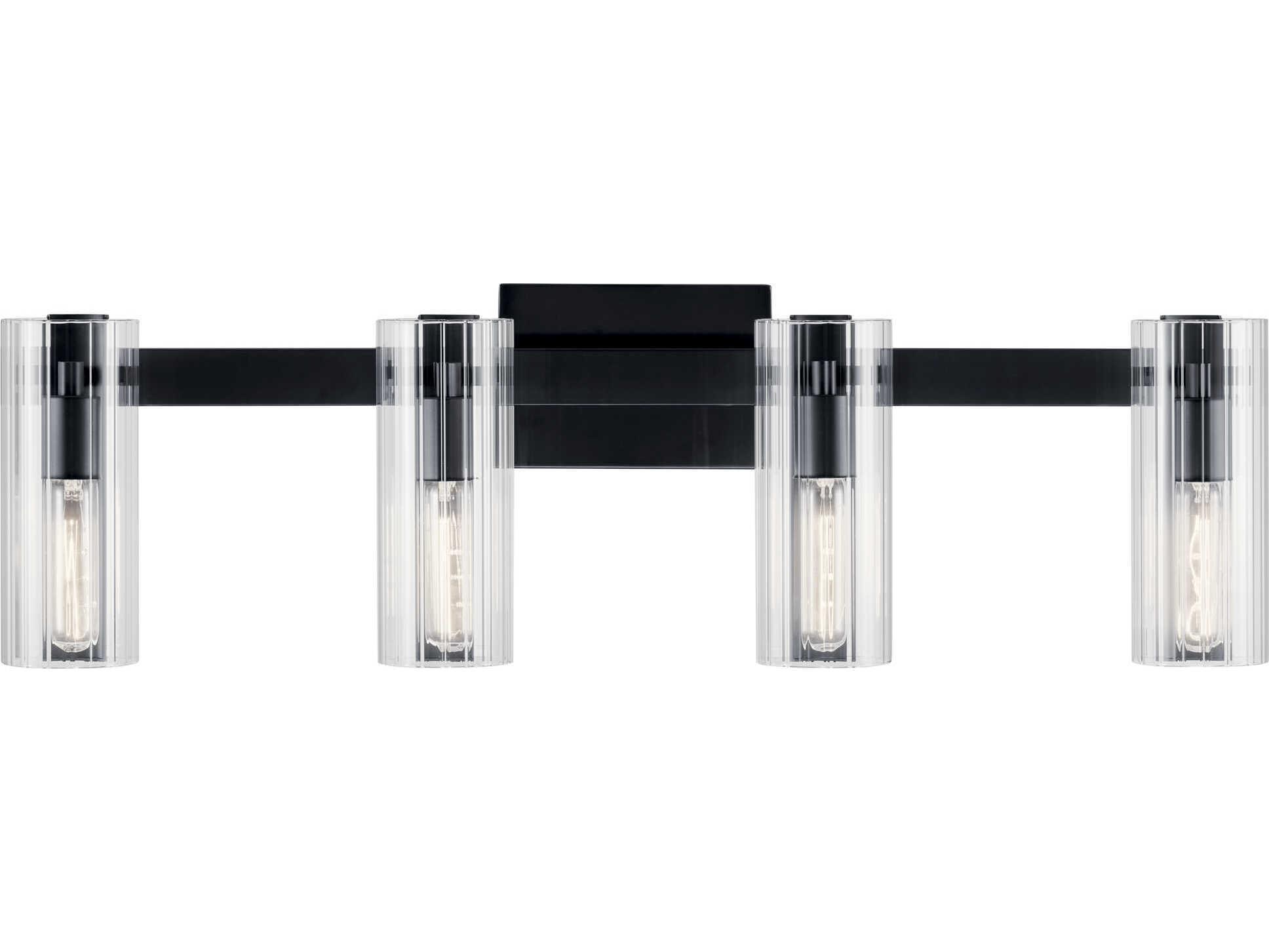 Kichler Jemsa 4-Light Black Vanity Light