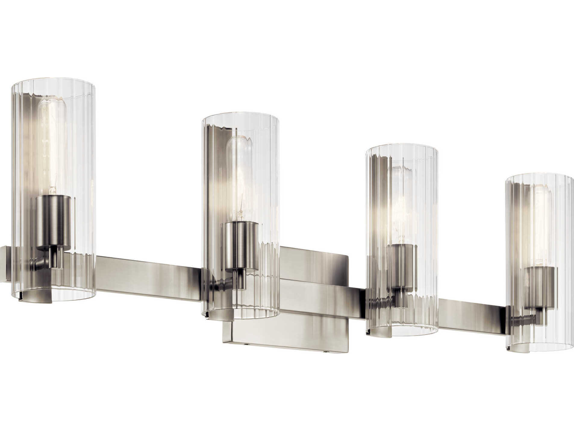 Kichler Jemsa 4-Light Brushed Nickel Vanity Light