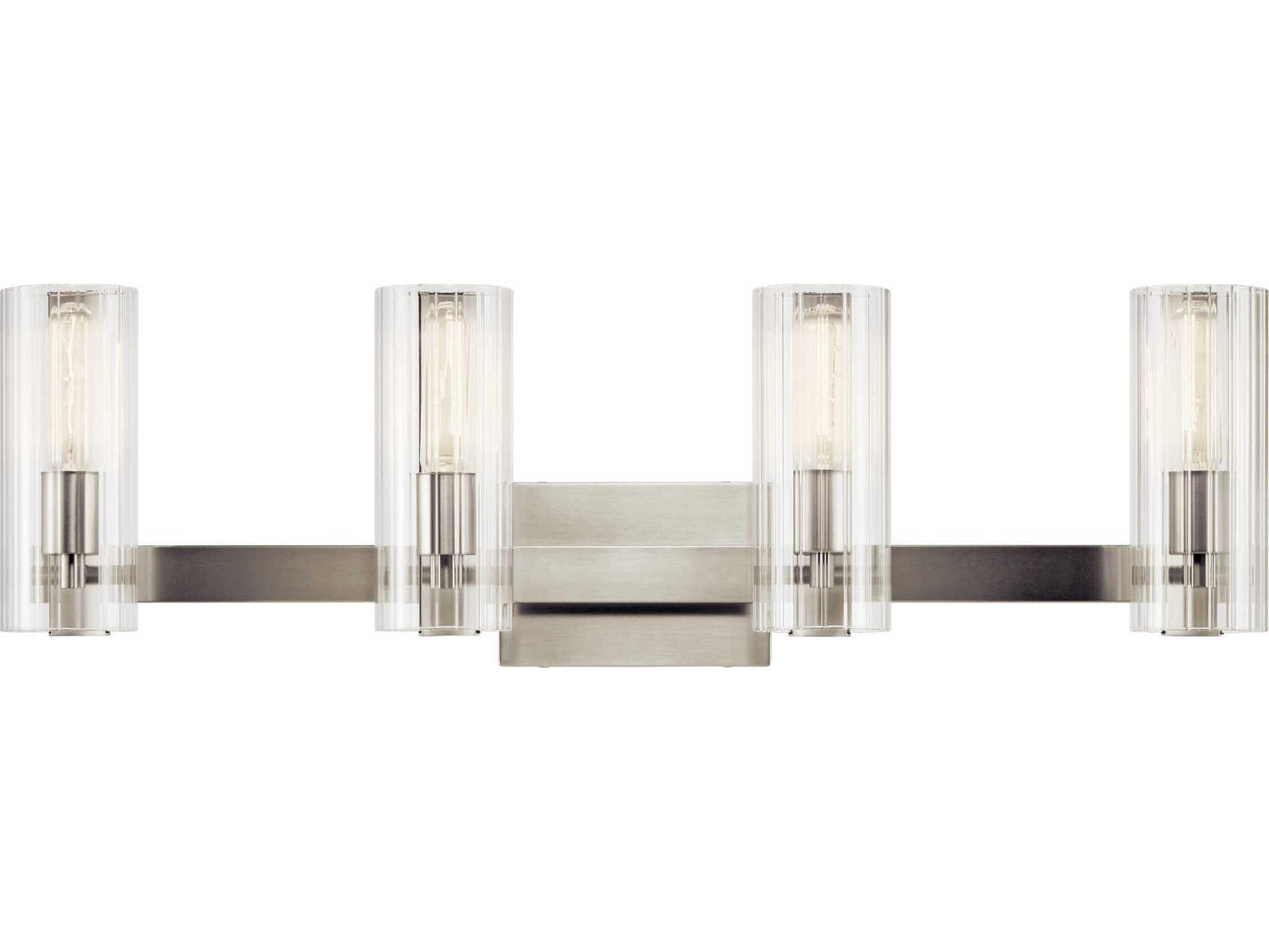 Kichler Jemsa 4-Light Brushed Nickel Vanity Light