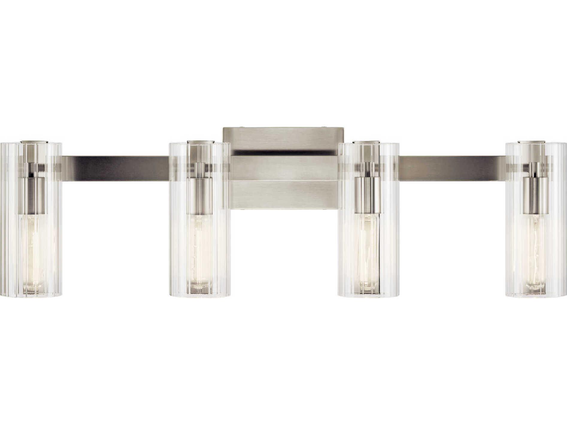 Kichler Jemsa 4-Light Brushed Nickel Vanity Light