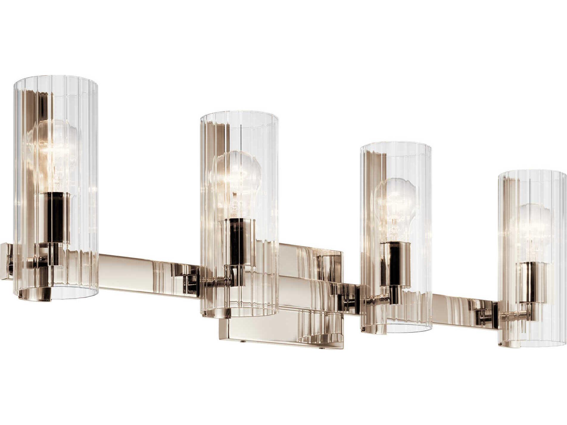 Kichler Jemsa 4-Light Polished Nickel Vanity Light