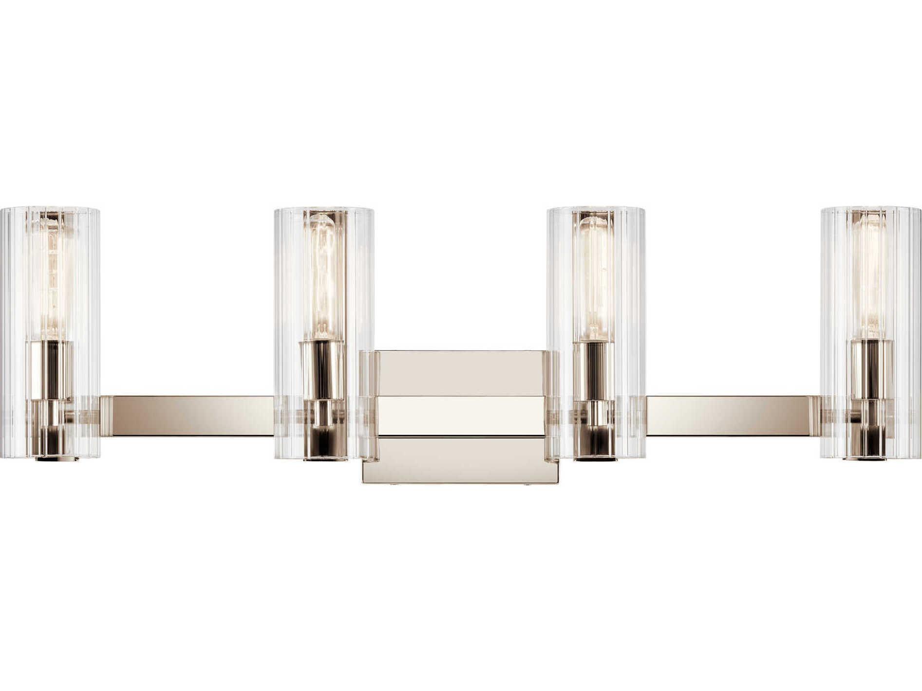 Kichler Jemsa 4-Light Polished Nickel Vanity Light
