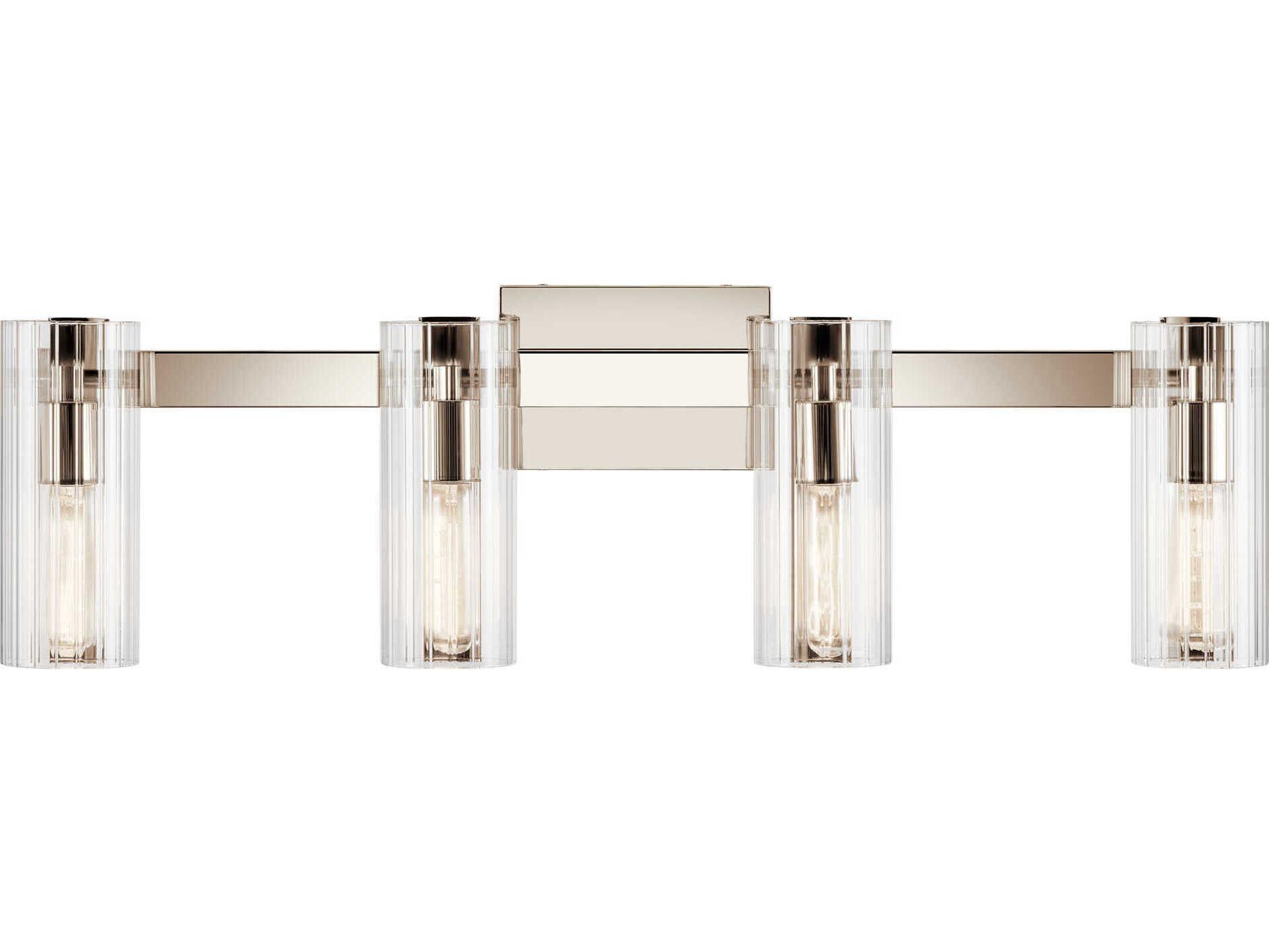 Kichler Jemsa 4-Light Polished Nickel Vanity Light
