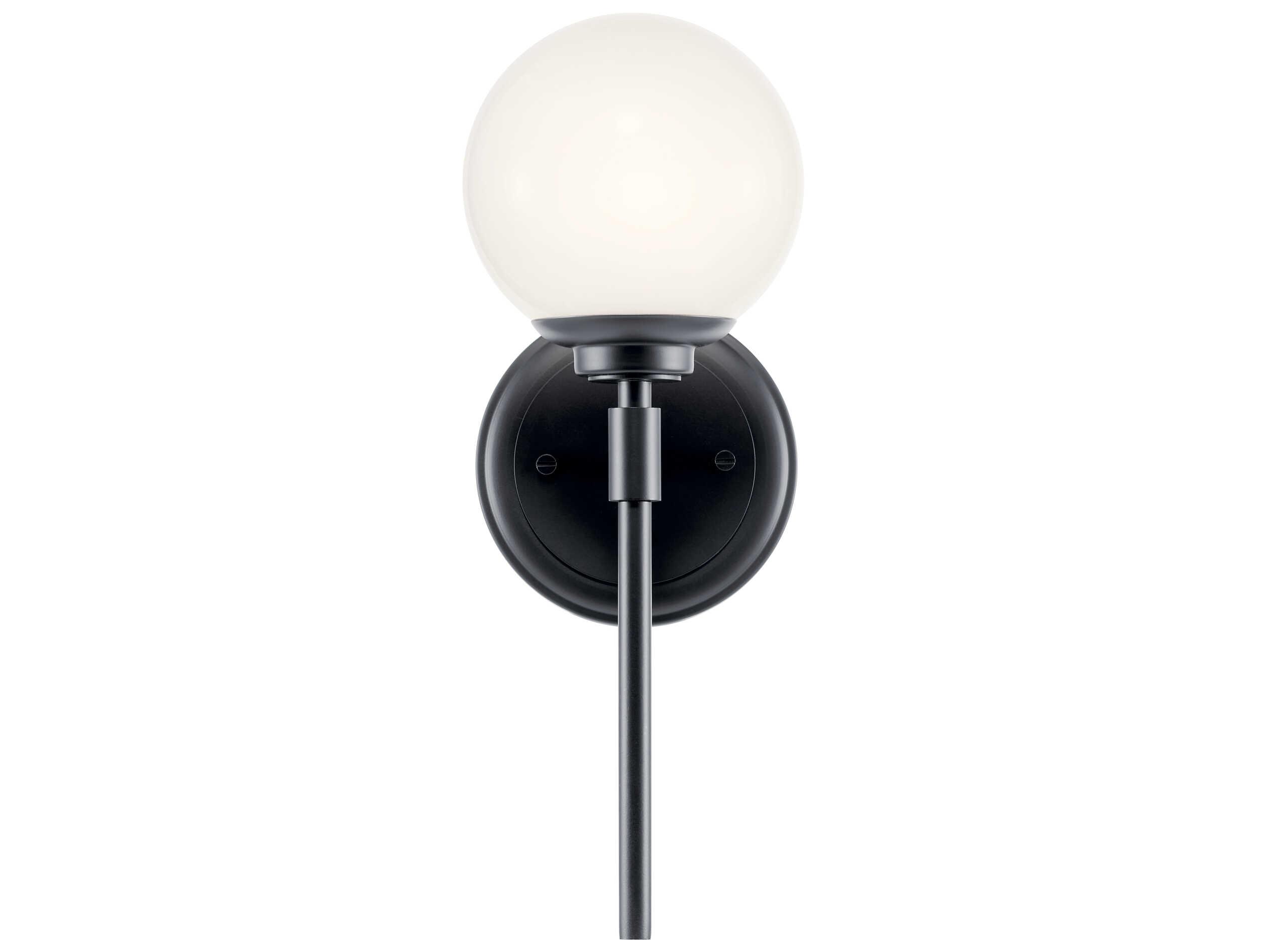 Kichler Benno 1-Light Black Wall Sconce