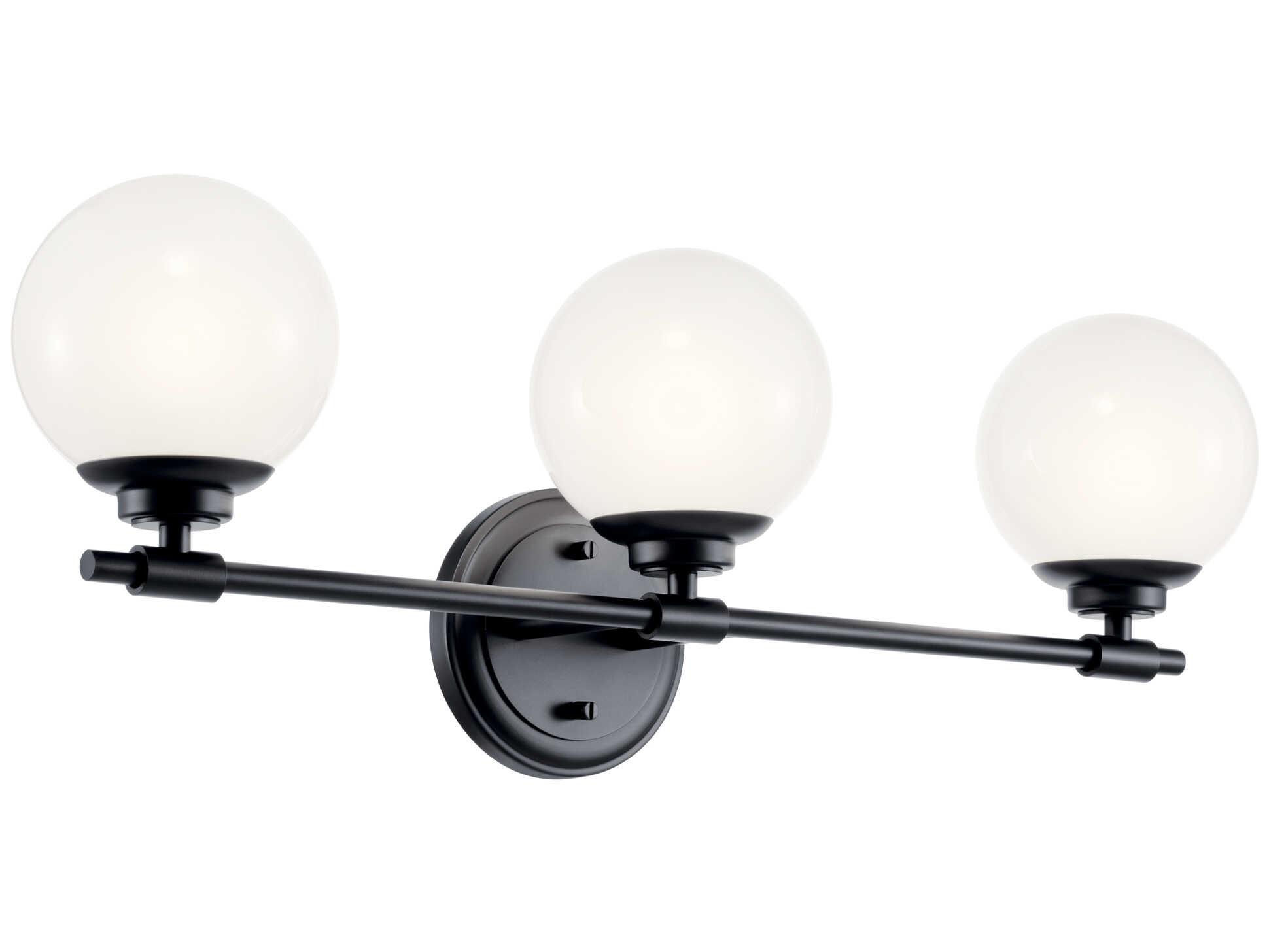 Kichler Benno 3-Light Black Vanity Light