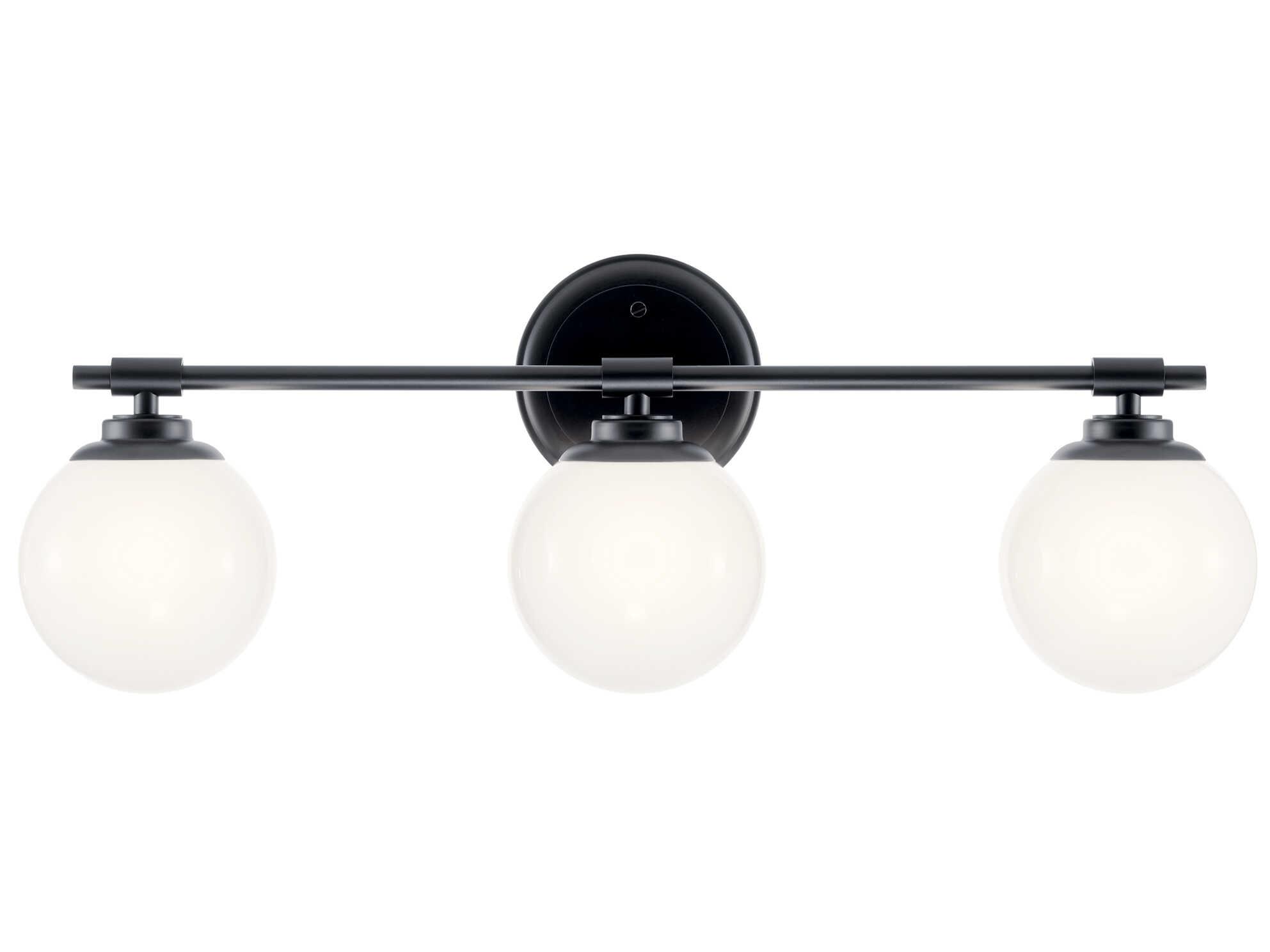 Kichler Benno 3-Light Black Vanity Light