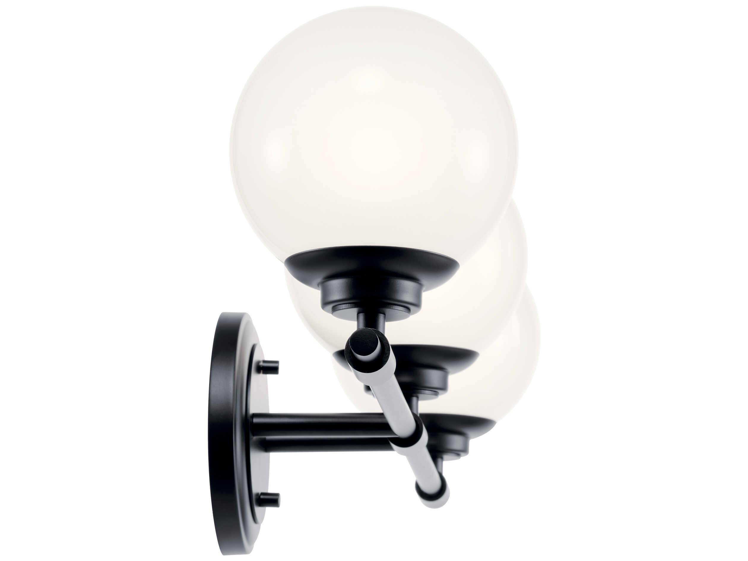 Kichler Benno 3-Light Black Vanity Light