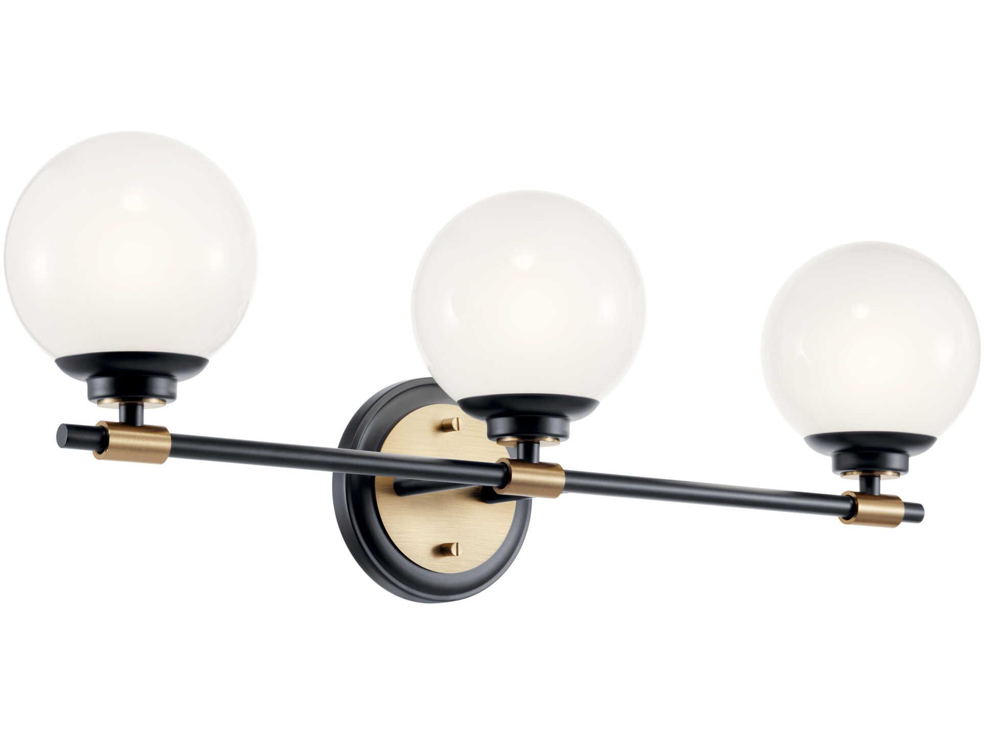 Kichler Benno 3-Light Black Vanity Light
