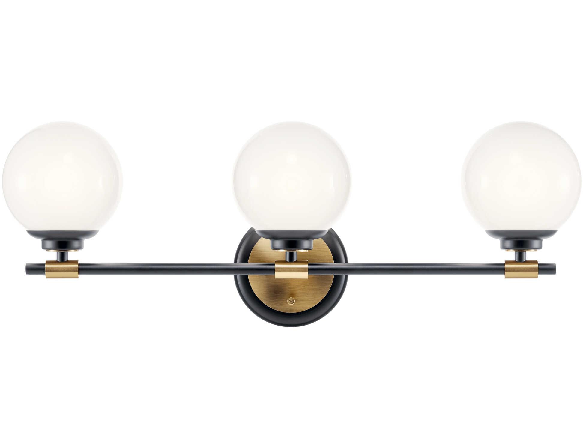 Kichler Benno 3-Light Black Vanity Light