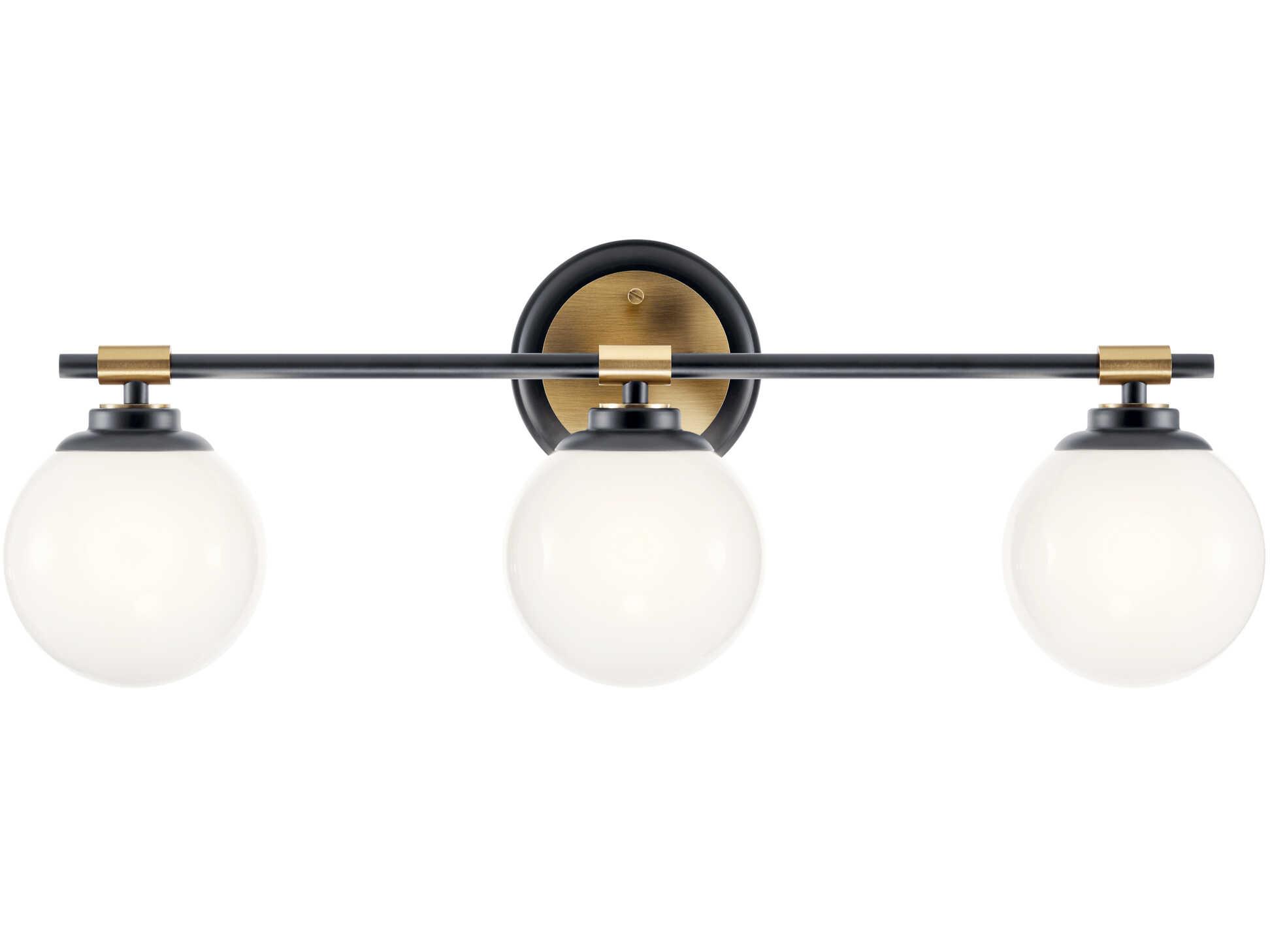 Kichler Benno 3-Light Black Vanity Light