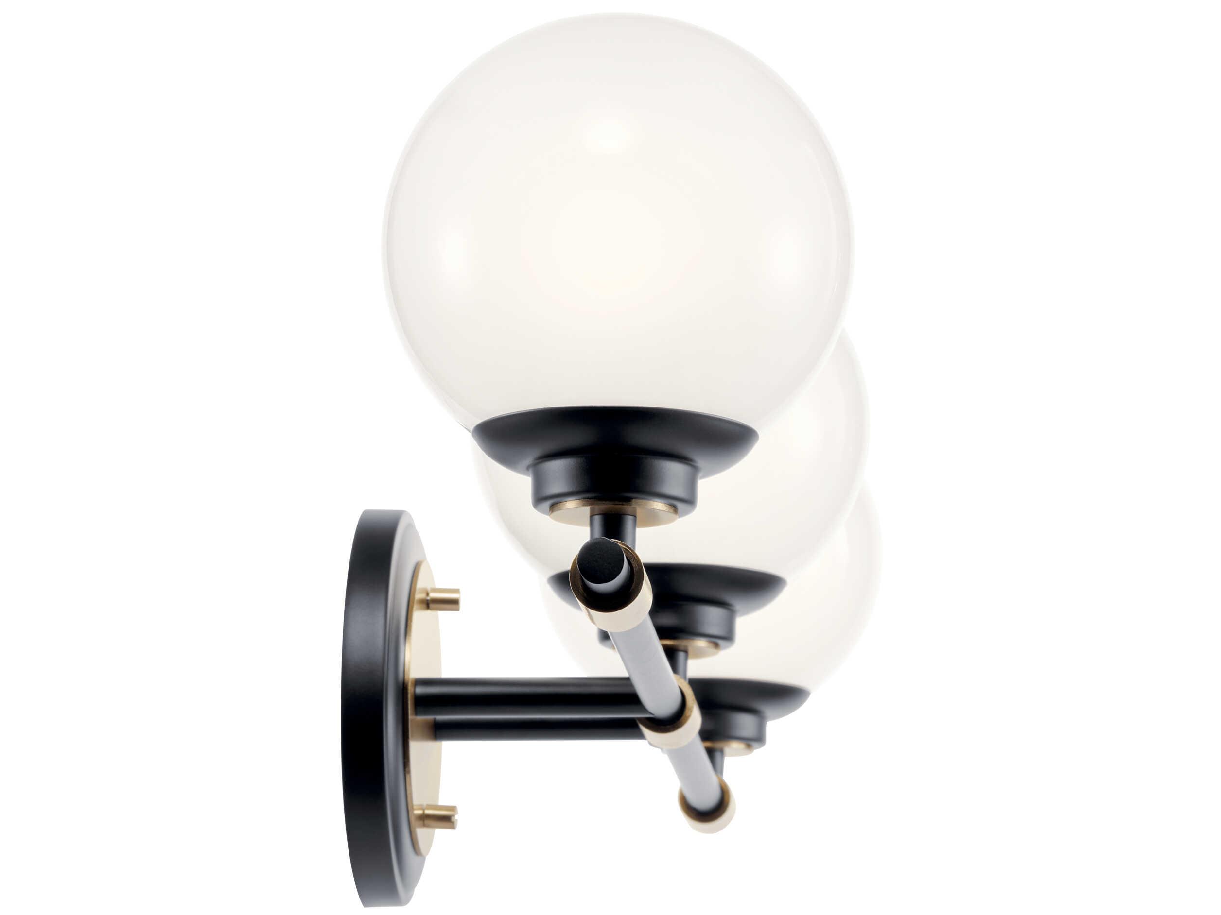 Kichler Benno 3-Light Black Vanity Light