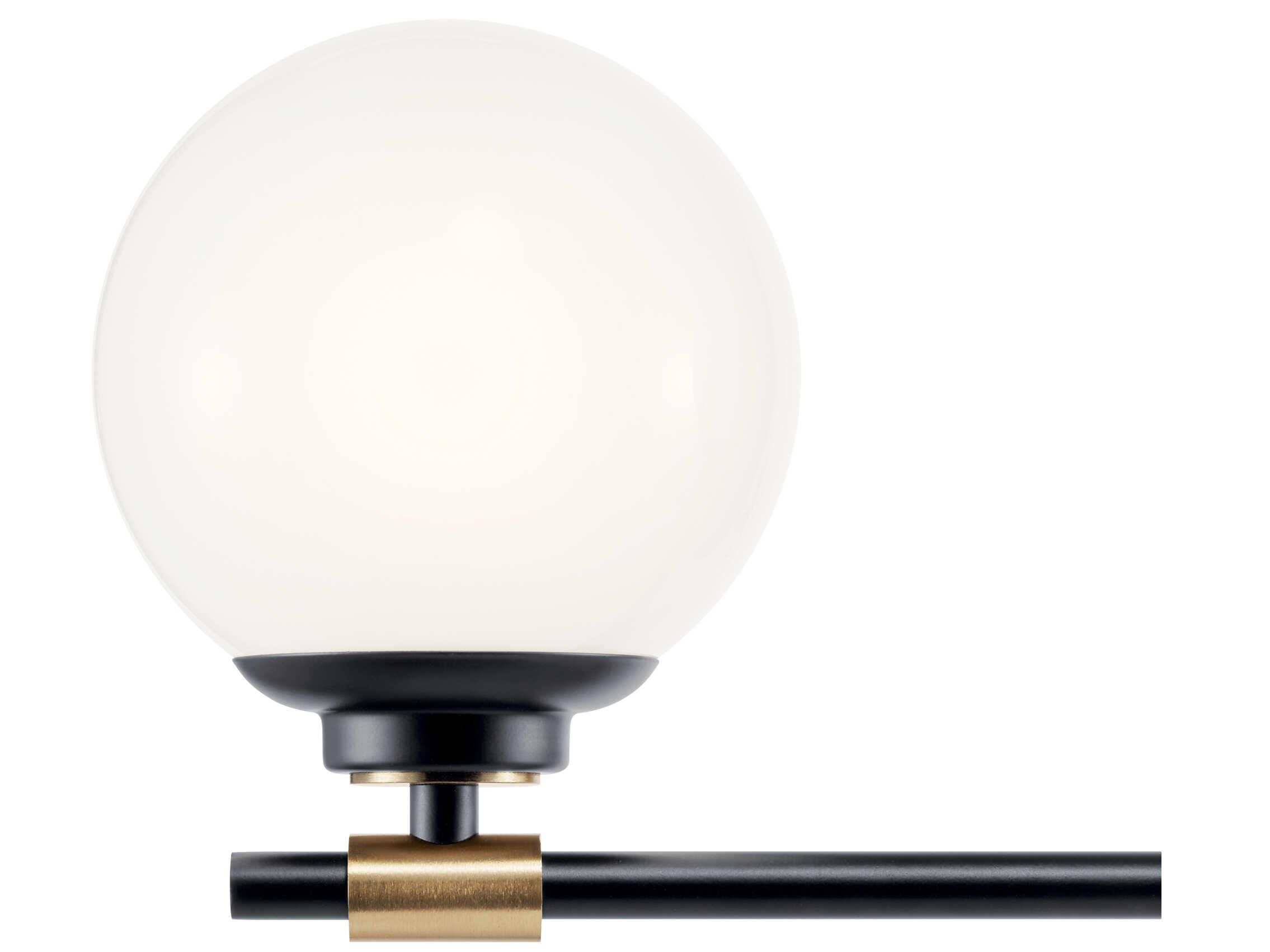 Kichler Benno 3-Light Black Vanity Light