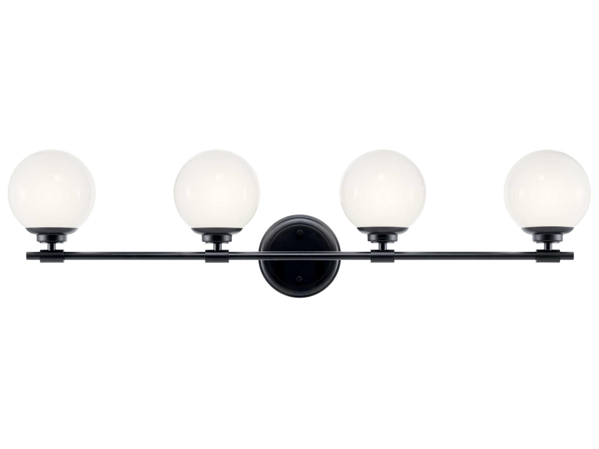 Kichler Benno 4-Light Black Vanity Light