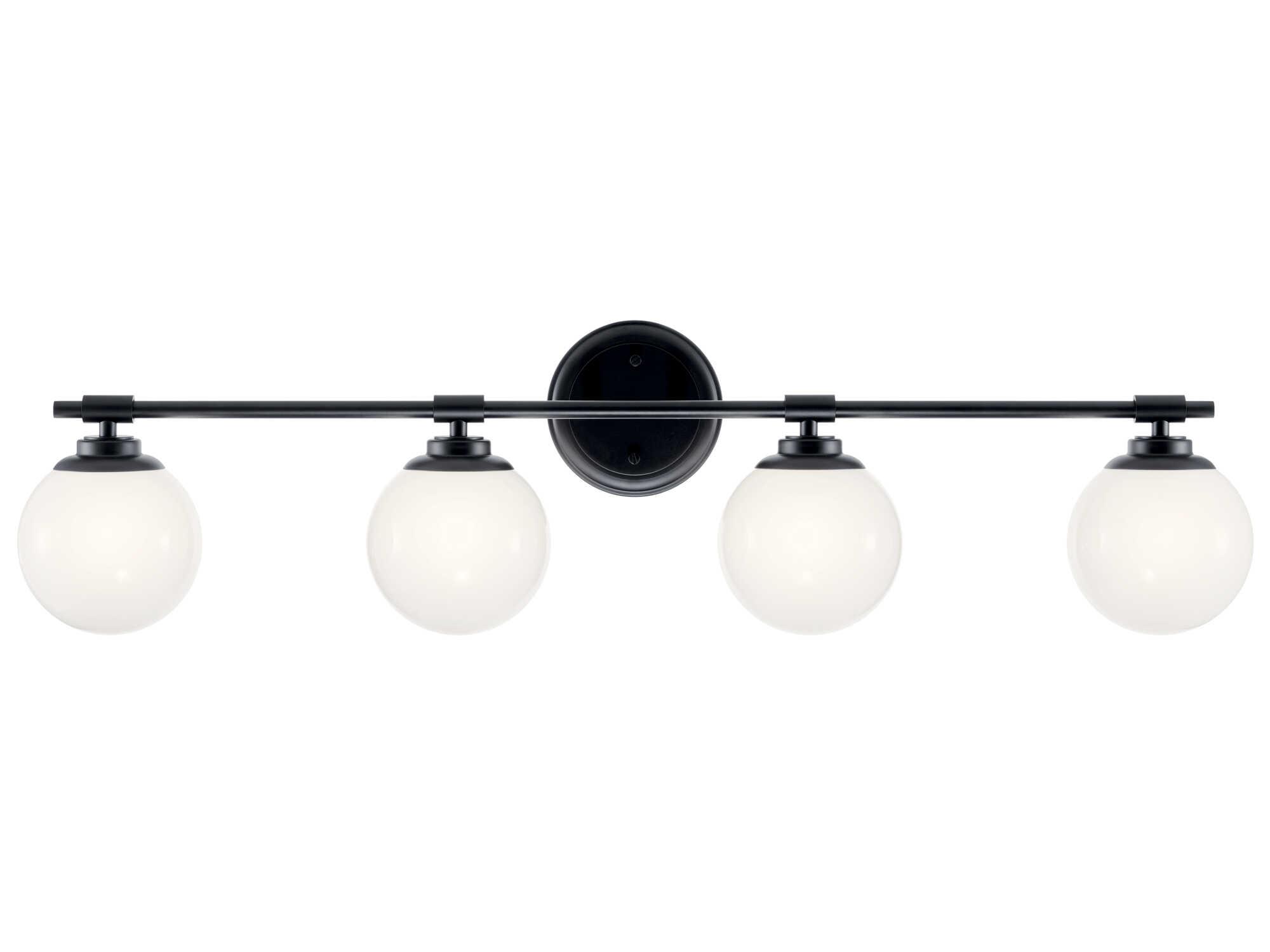 Kichler Benno 4-Light Black Vanity Light
