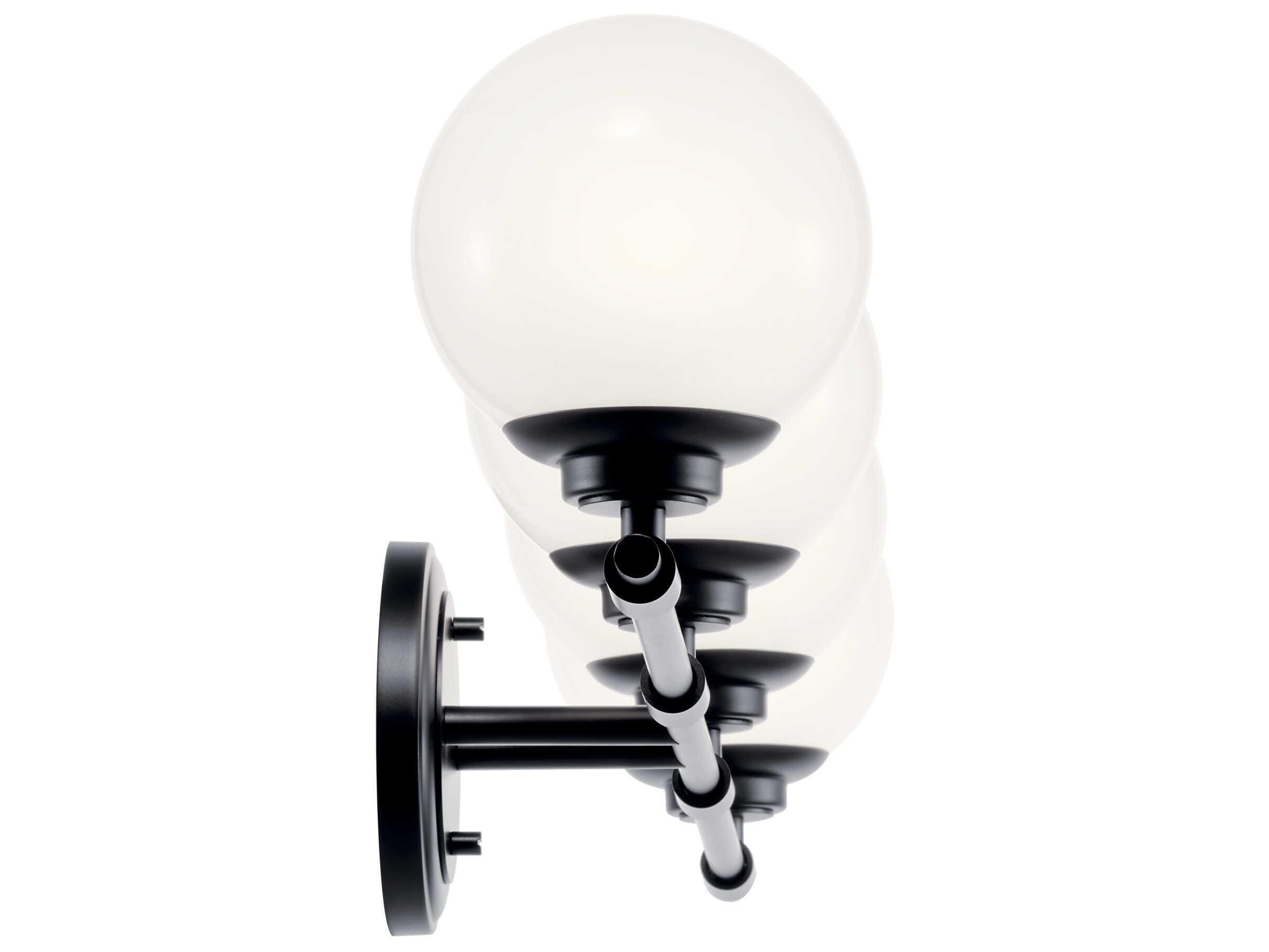 Kichler Benno 4-Light Black Vanity Light