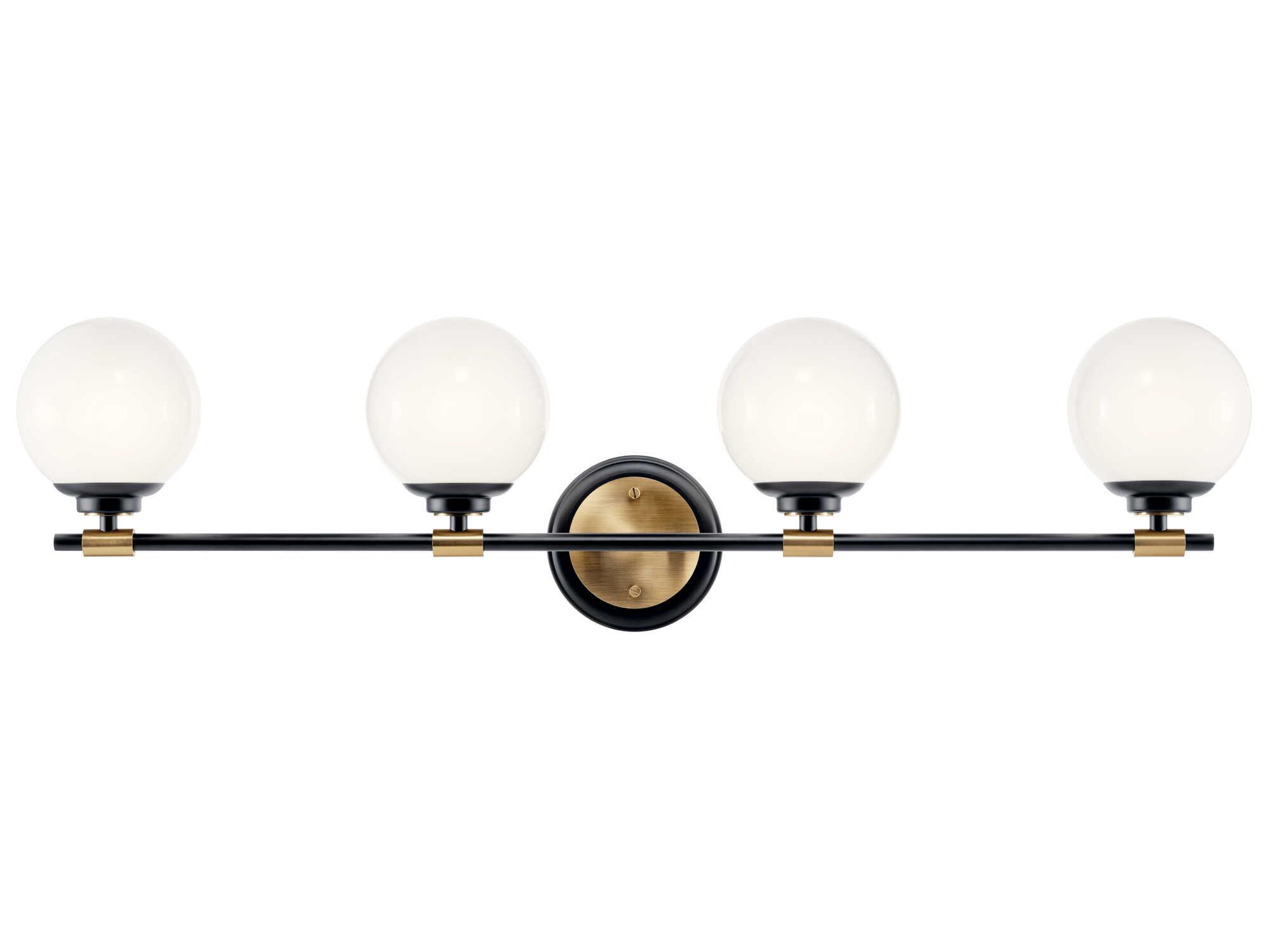 Kichler Benno 4-Light Black Vanity Light