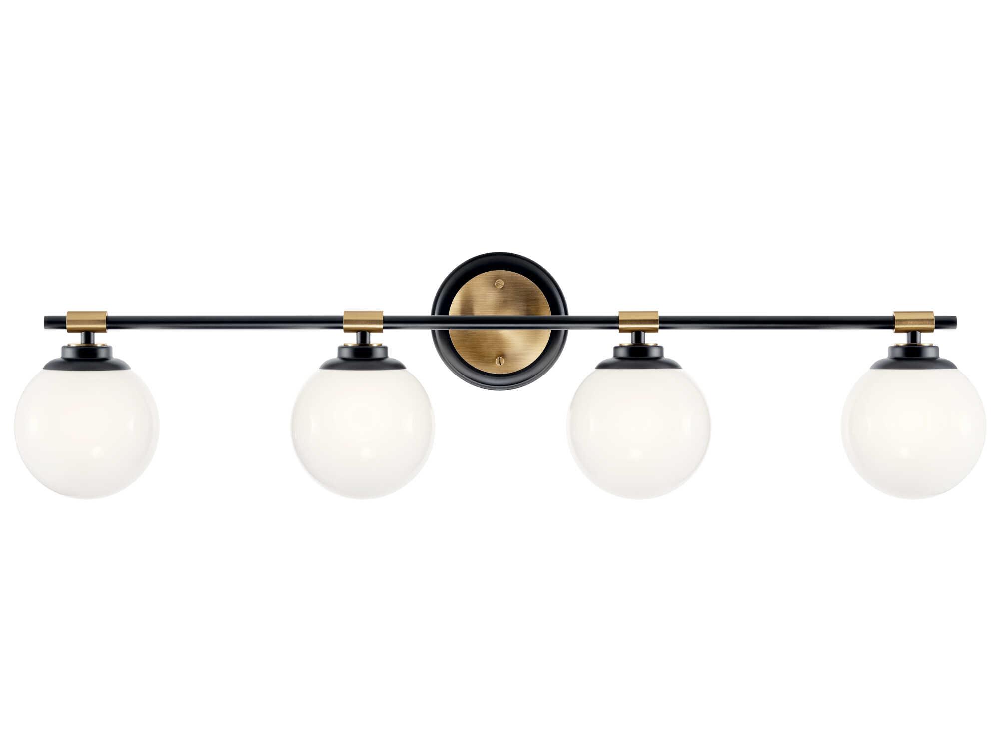 Kichler Benno 4-Light Black Vanity Light