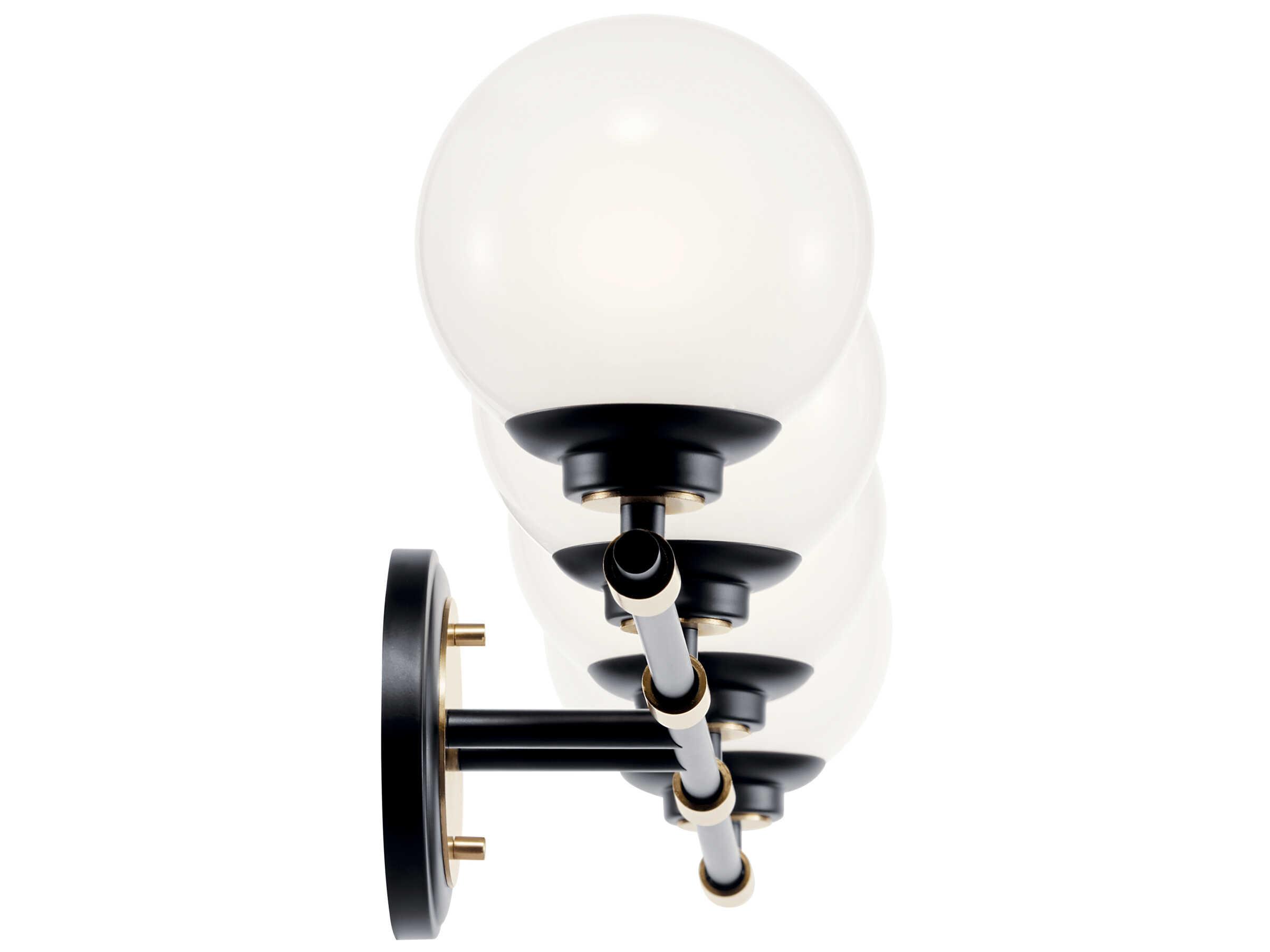 Kichler Benno 4-Light Black Vanity Light