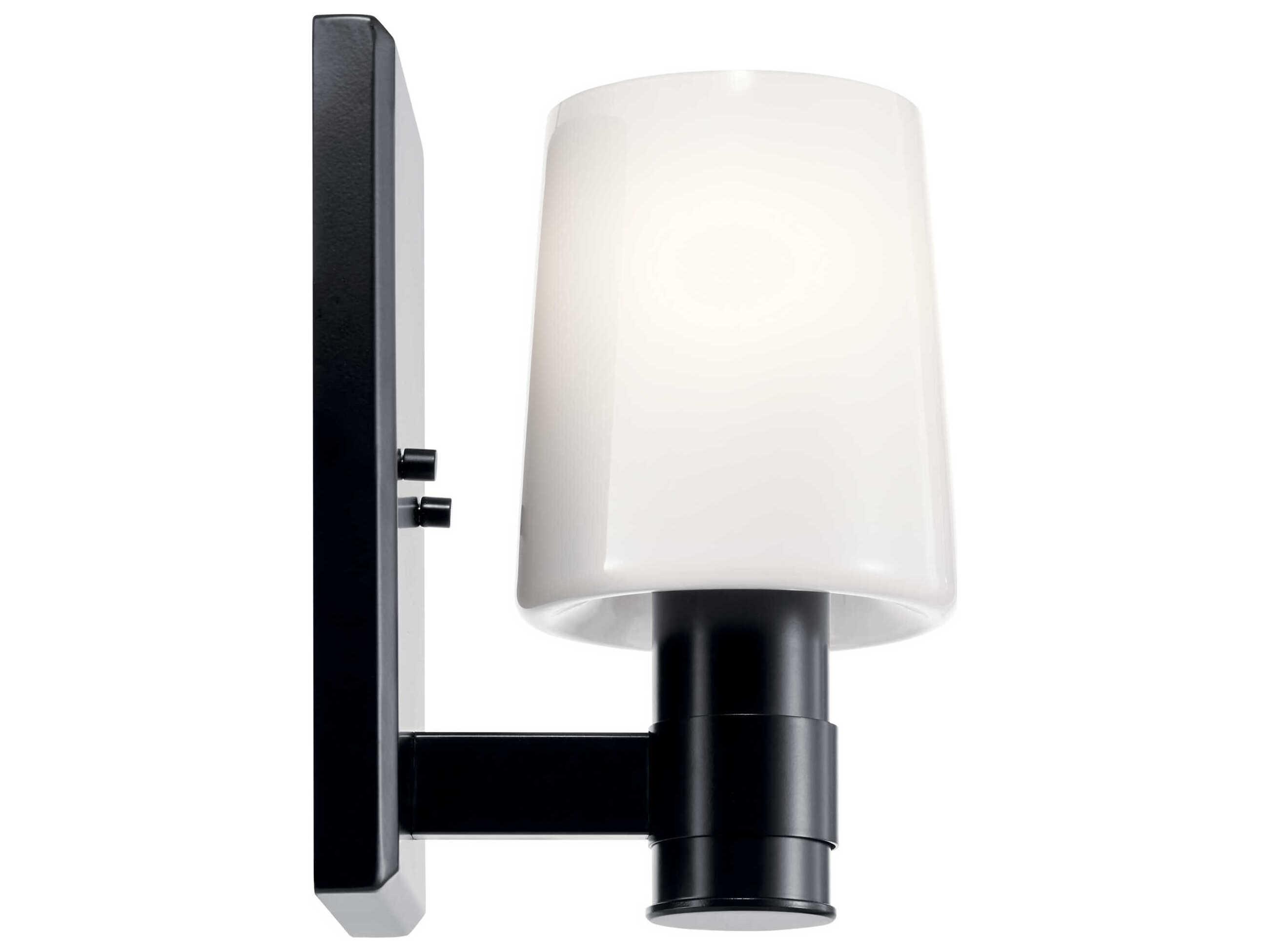 Kichler Adani 1-Light Black Wall Sconce