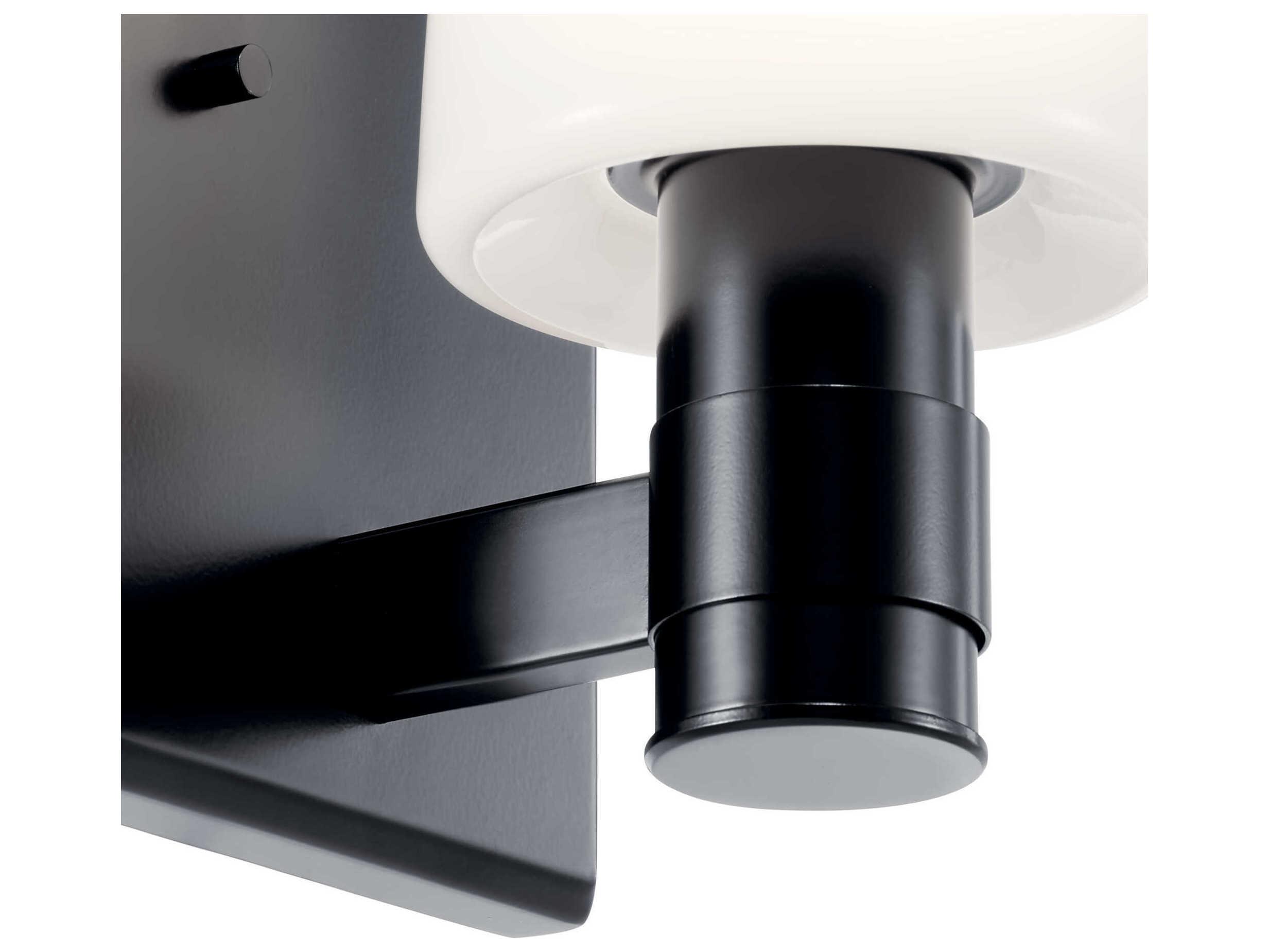 Kichler Adani 1-Light Black Wall Sconce