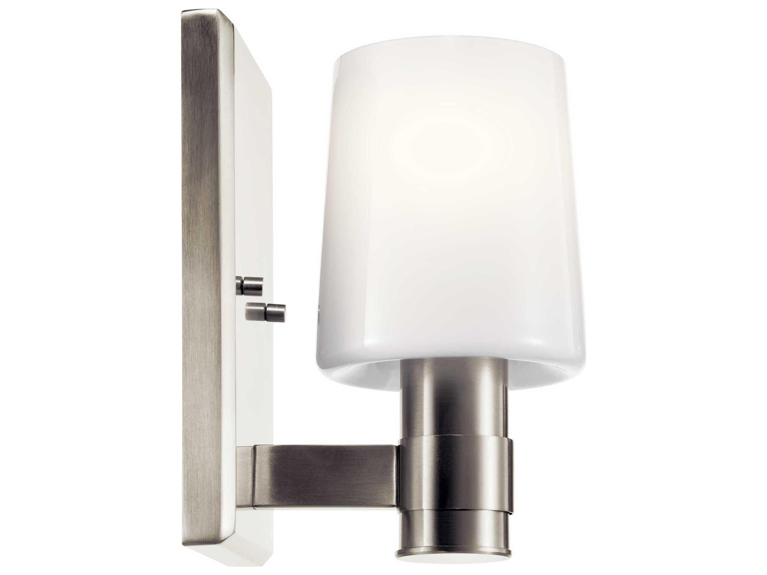 Kichler Adani 1-Light Brushed Nickel Wall Sconce