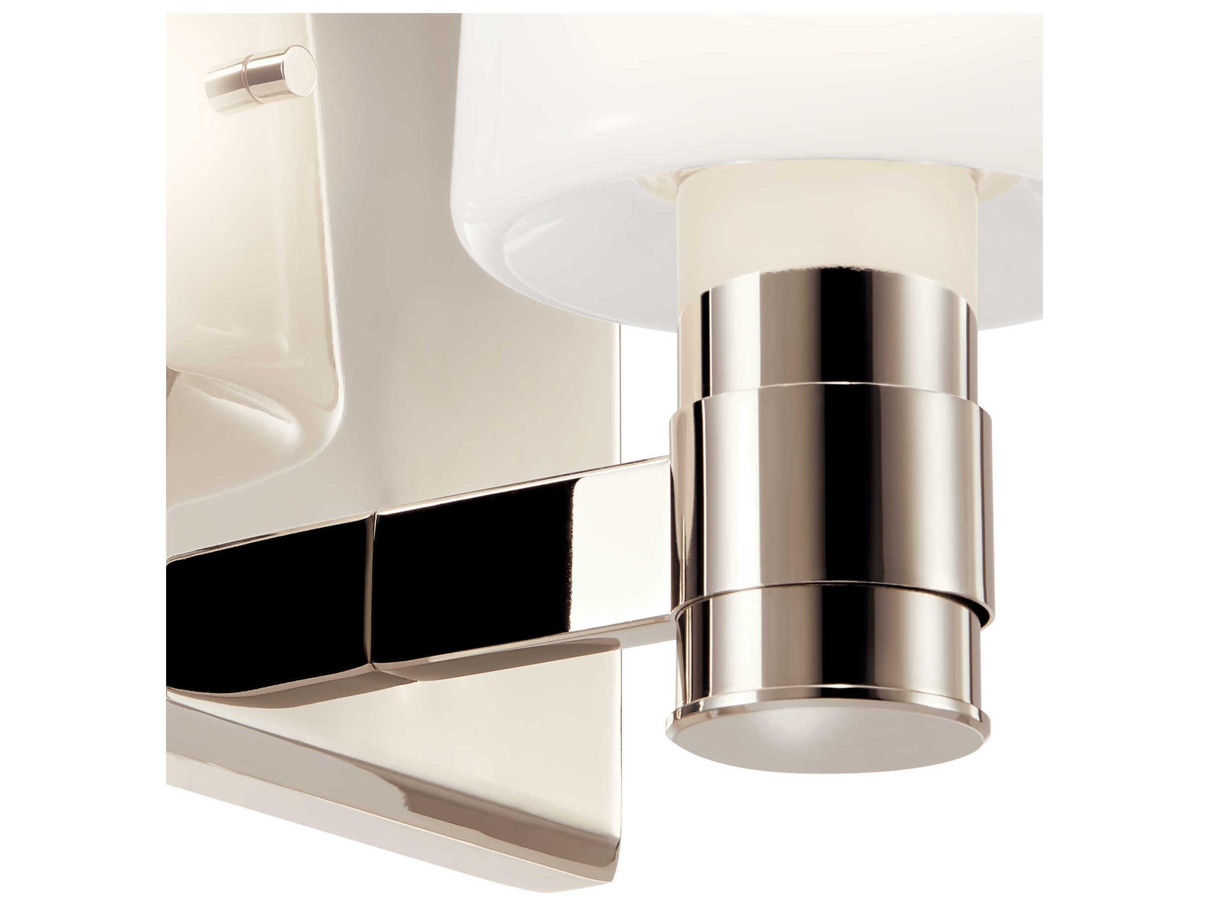 Kichler Adani 1-Light Polished Nickel Wall Sconce