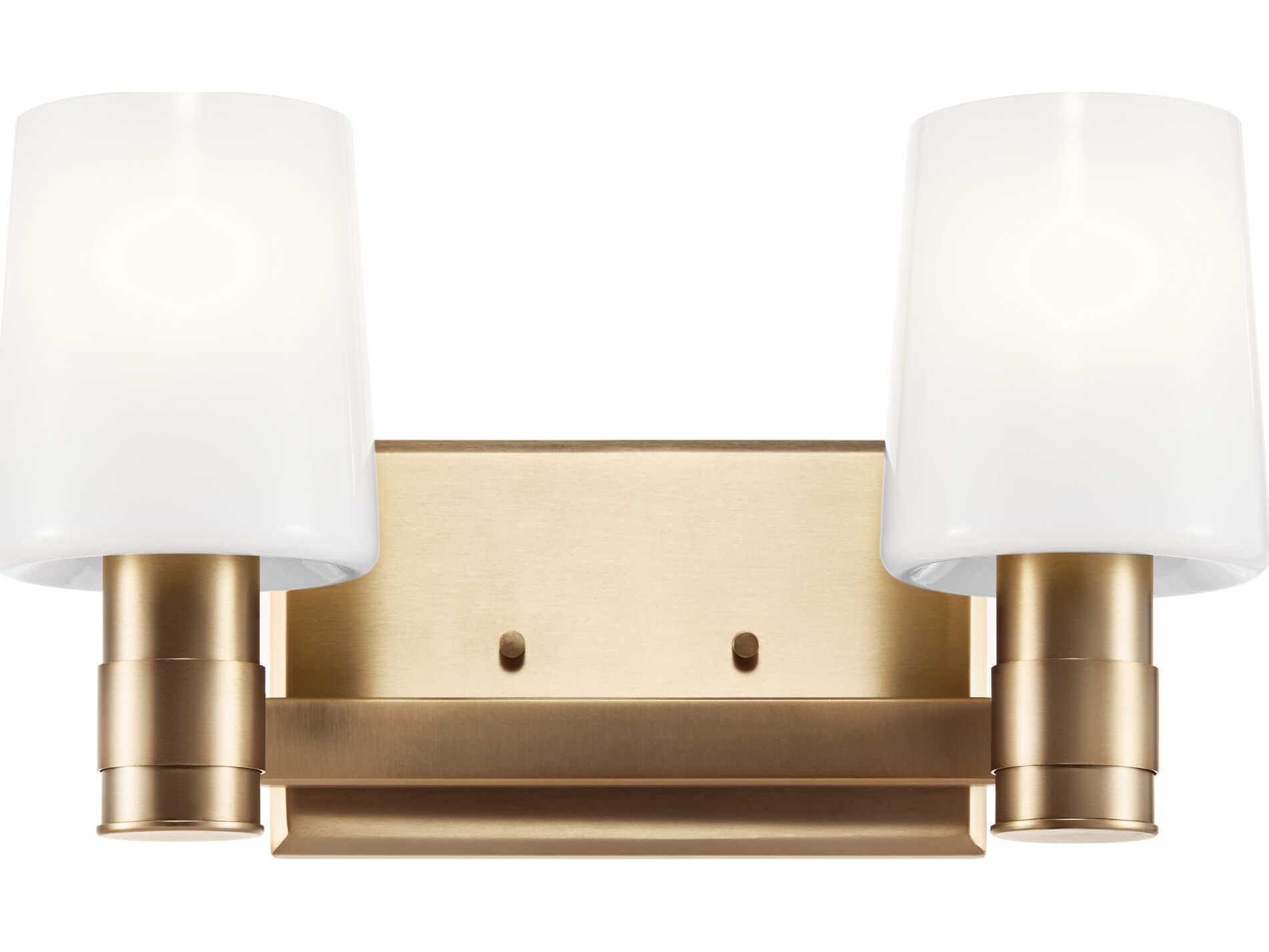 Kichler Adani 2-Light Champagne Bronze Vanity Light
