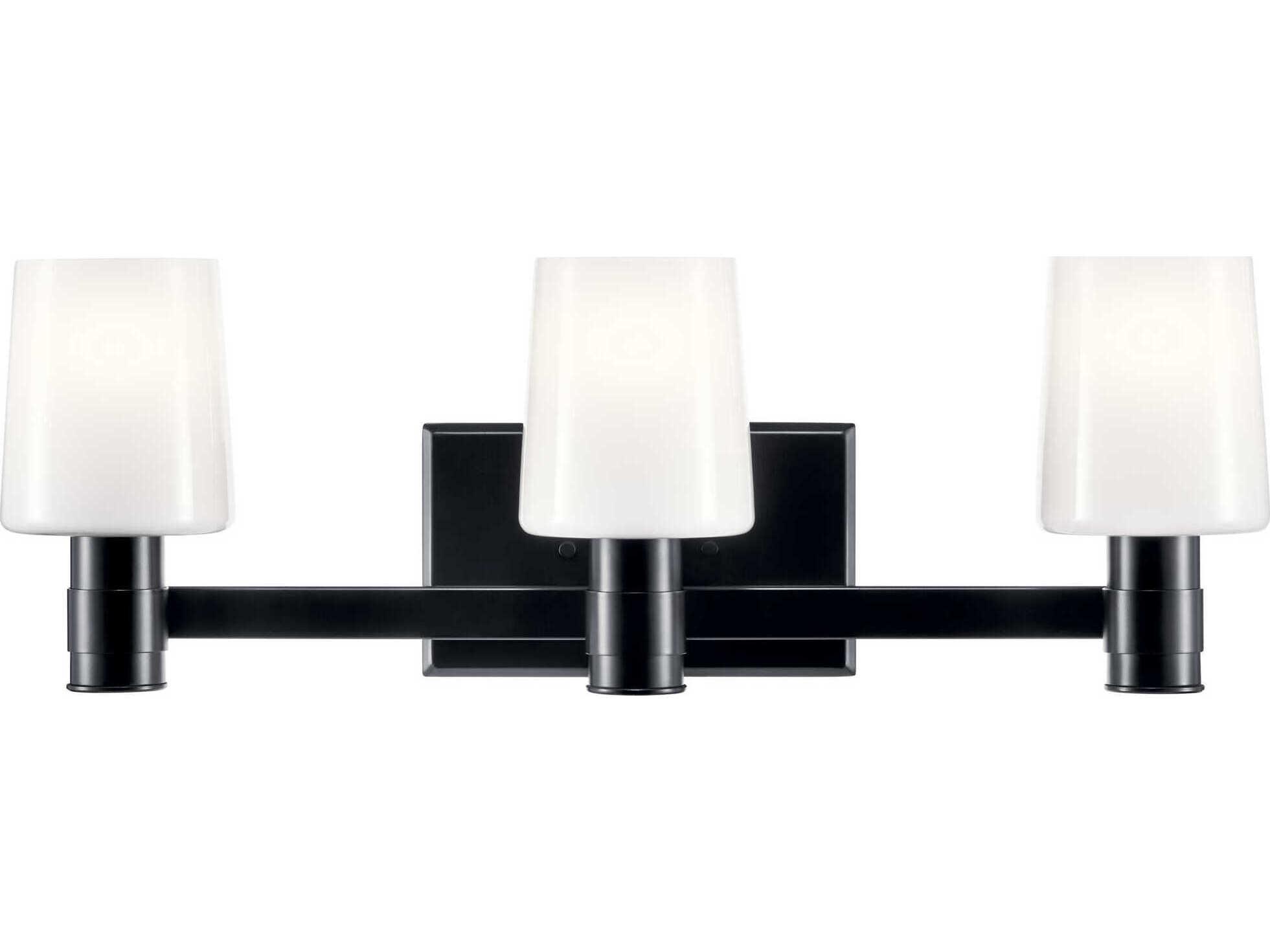 Kichler Adani 3-Light Black Vanity Light