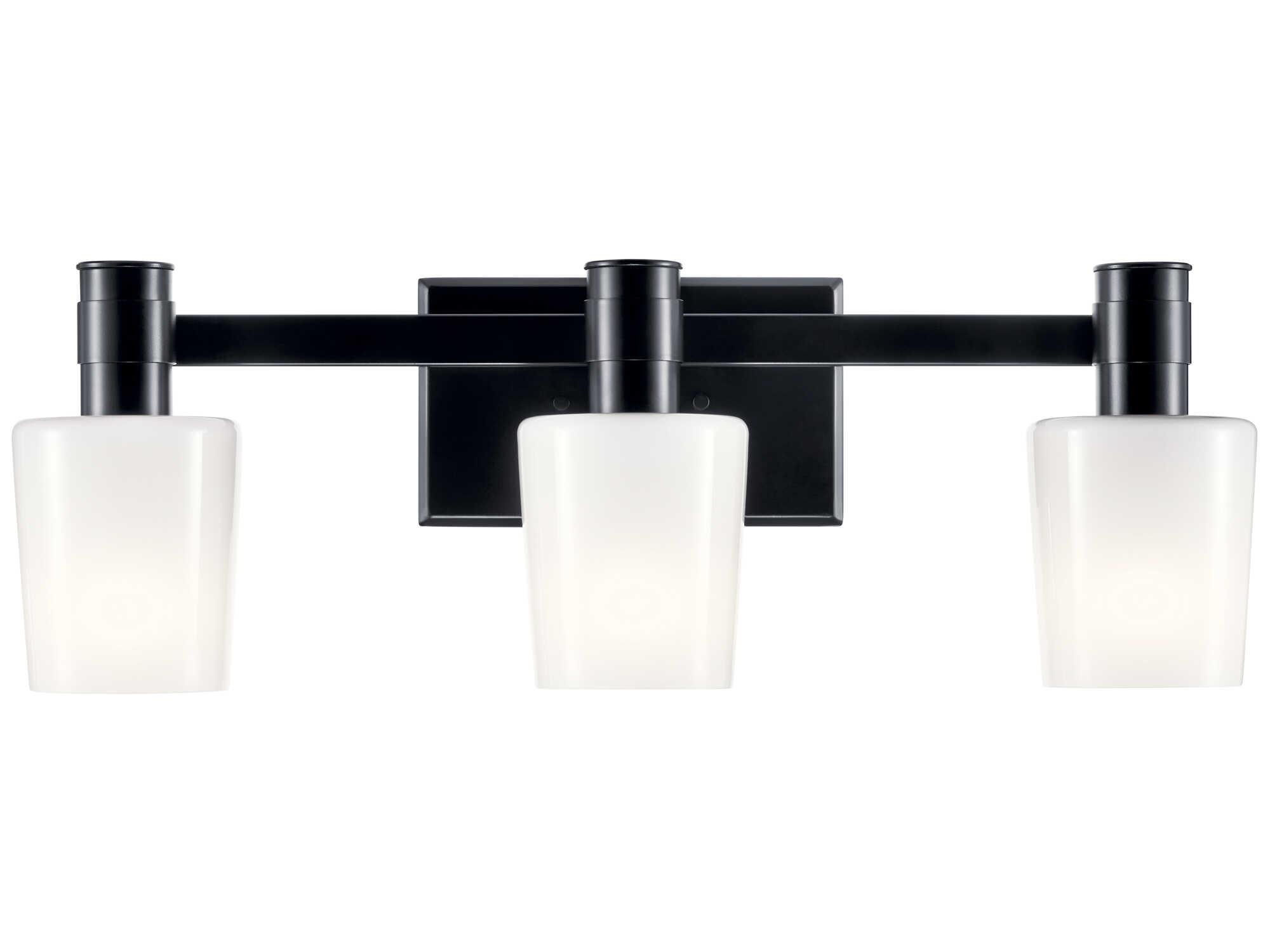 Kichler Adani 3-Light Black Vanity Light