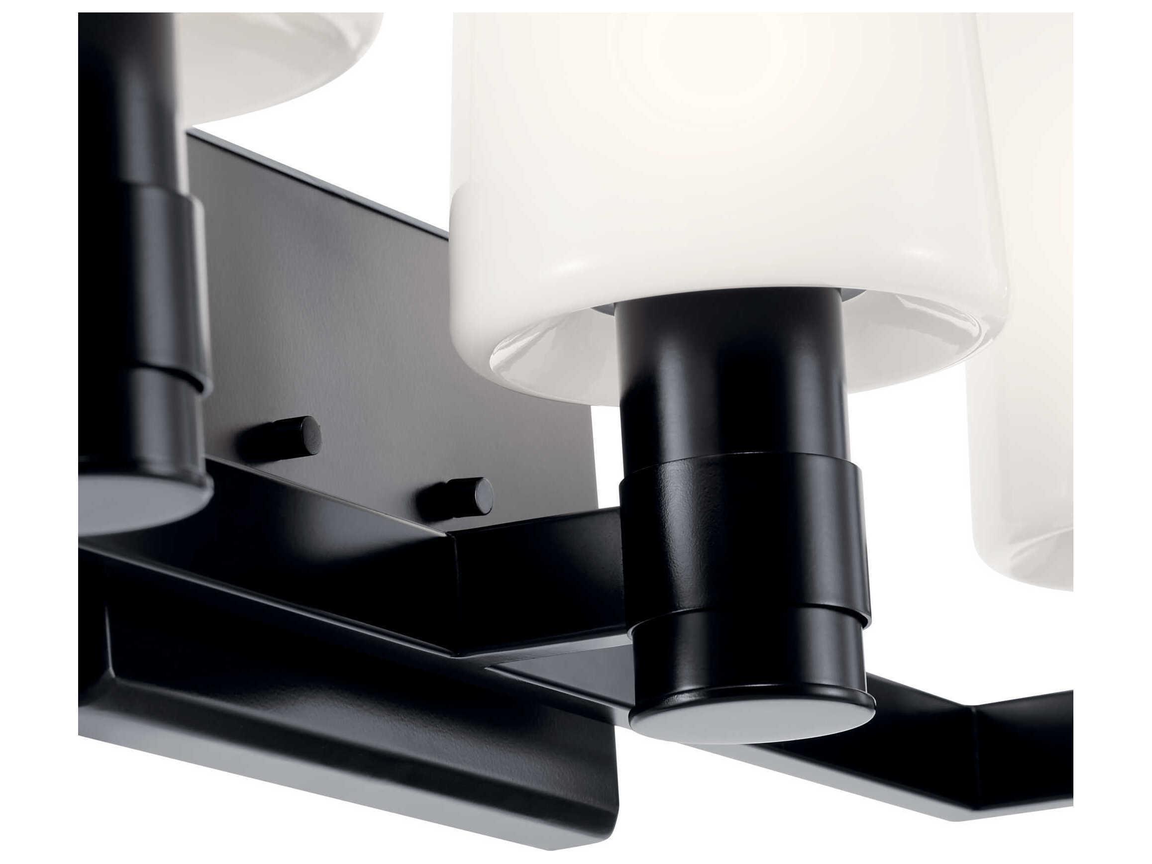 Kichler Adani 3-Light Black Vanity Light