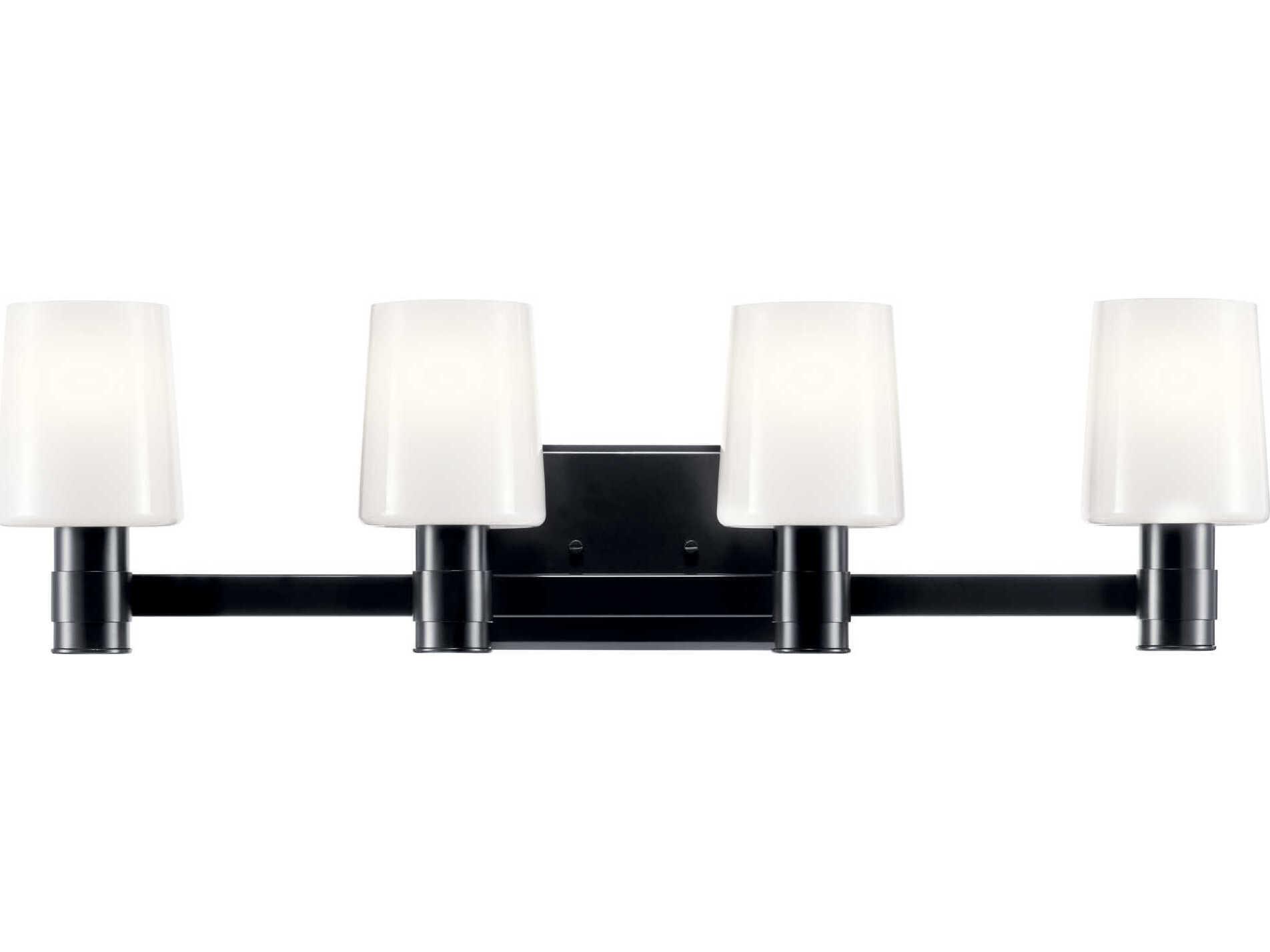 Kichler Adani 4-Light Black Vanity Light