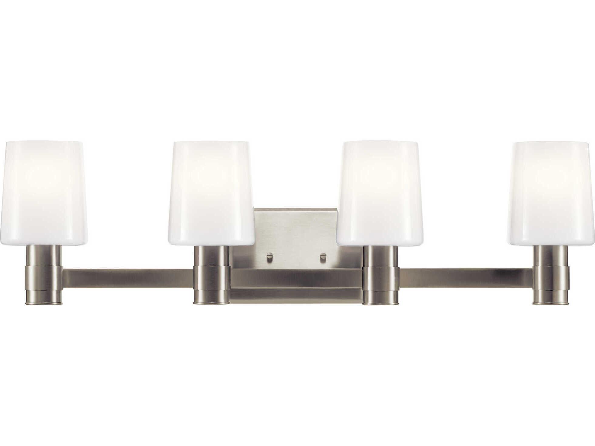Kichler Adani 4-Light Brushed Nickel Vanity Light