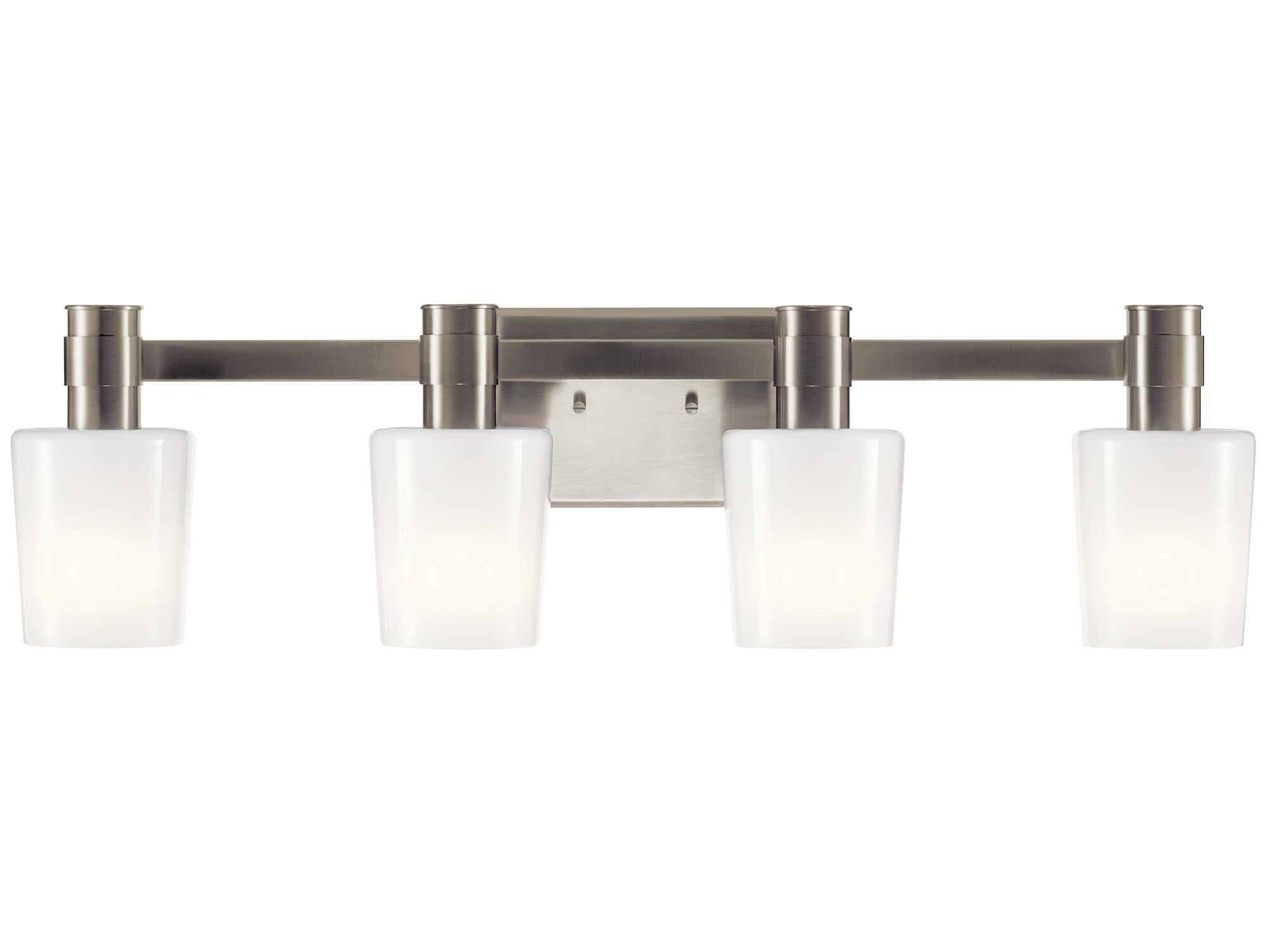 Kichler Adani 4-Light Brushed Nickel Vanity Light