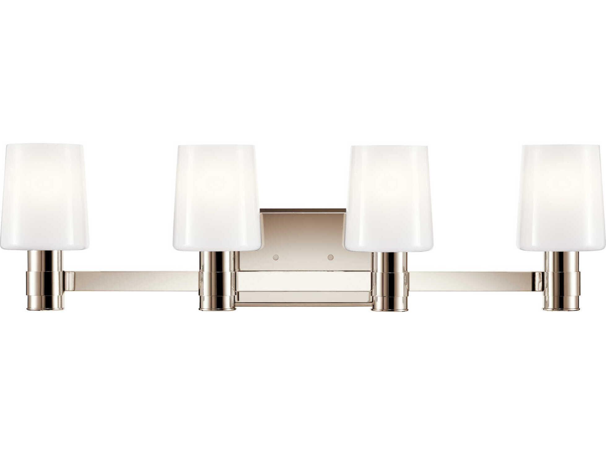Kichler Adani 4-Light Polished Nickel Vanity Light