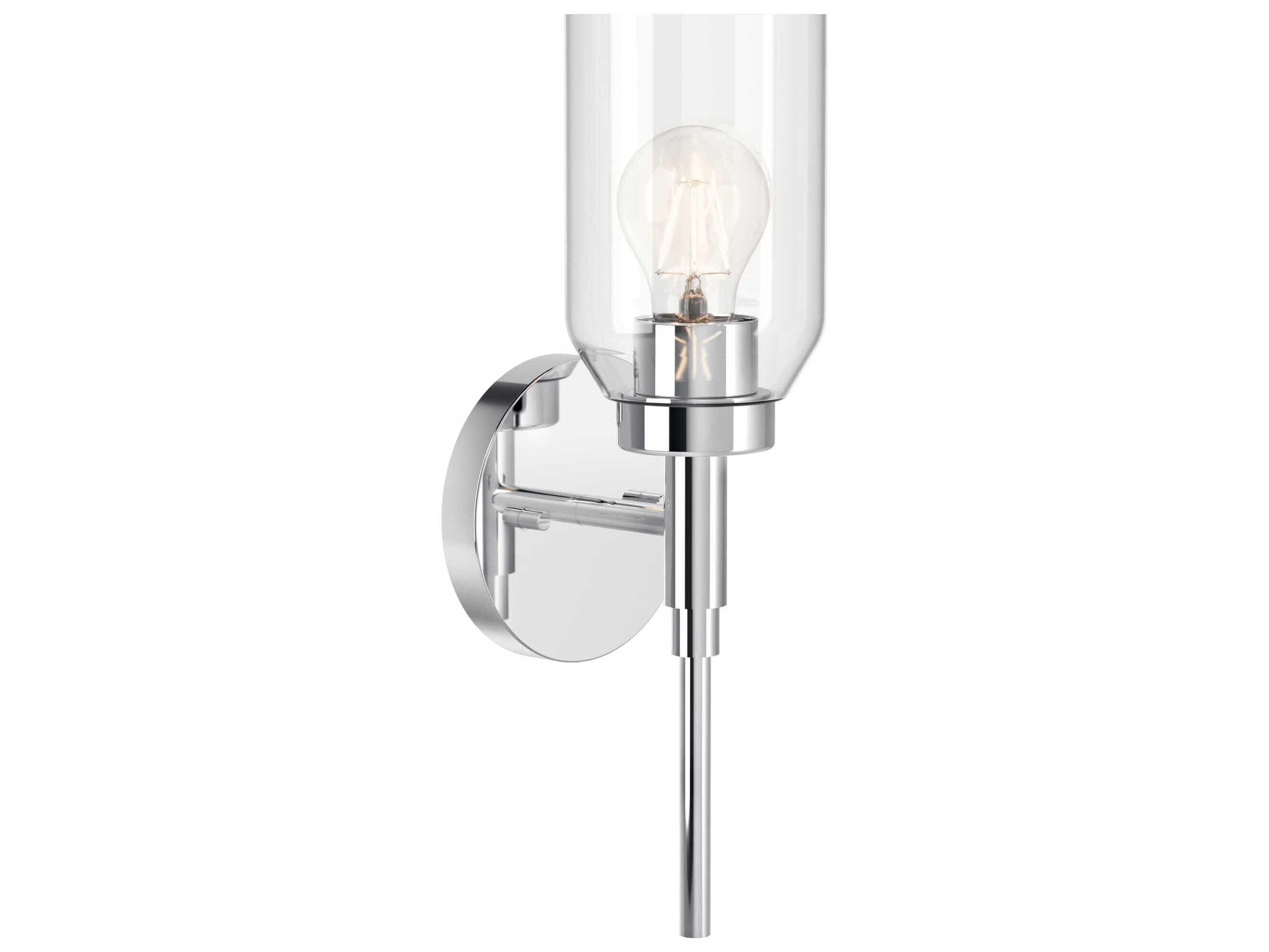 Kichler Madden 1-Light Chrome Wall Sconce