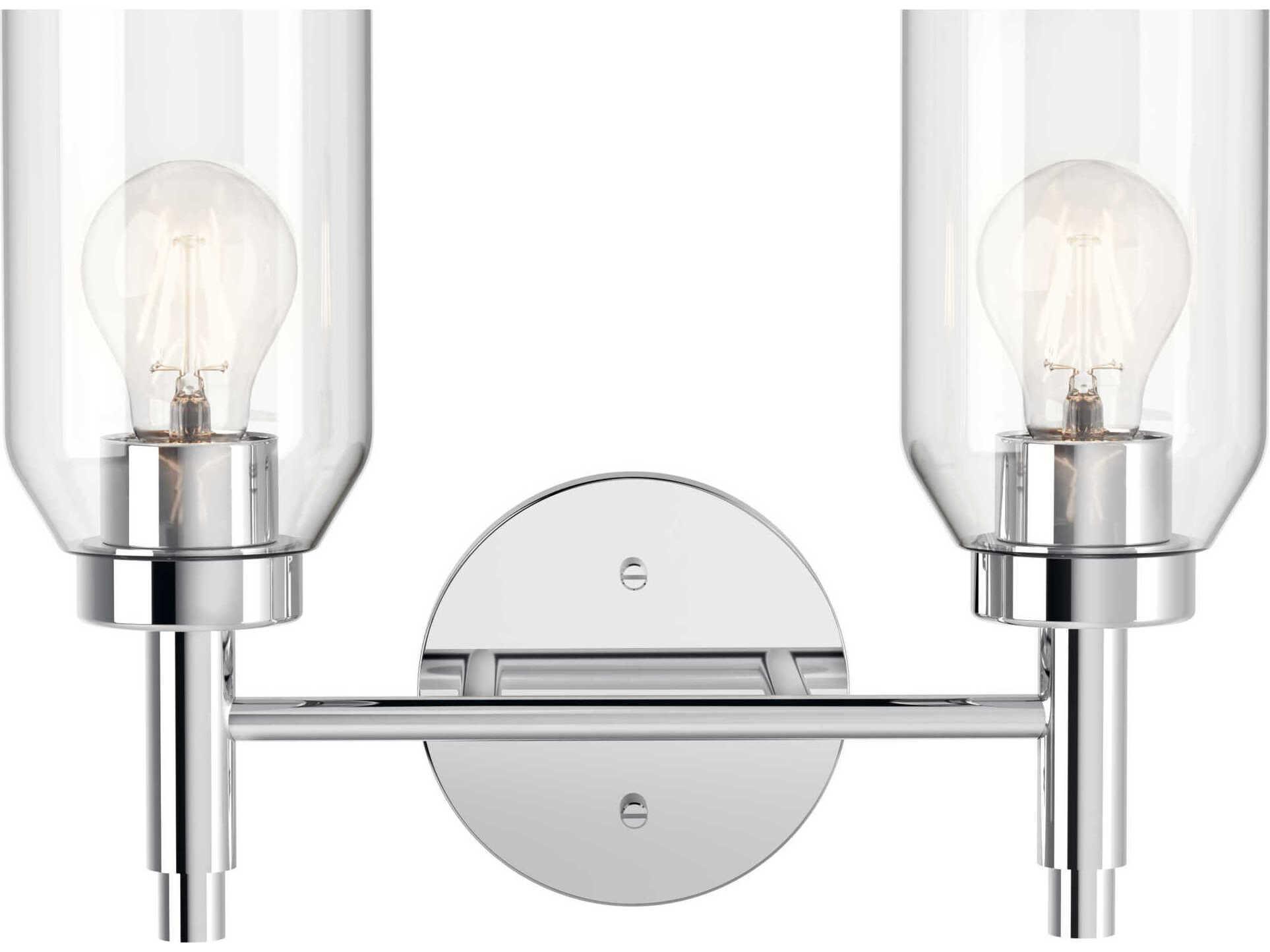 Kichler Madden 2-Light Chrome Vanity Light