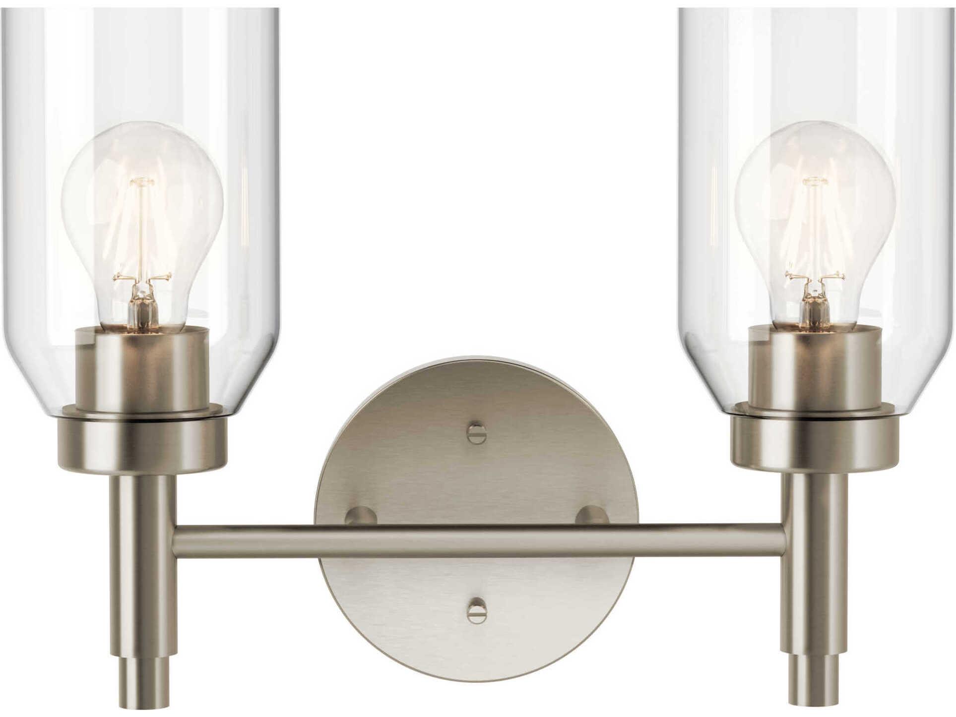 Kichler Madden 2-Light Brushed Nickel Vanity Light