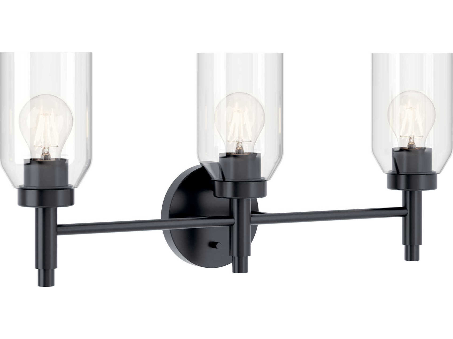 Kichler Madden 3-Light Black Vanity Light