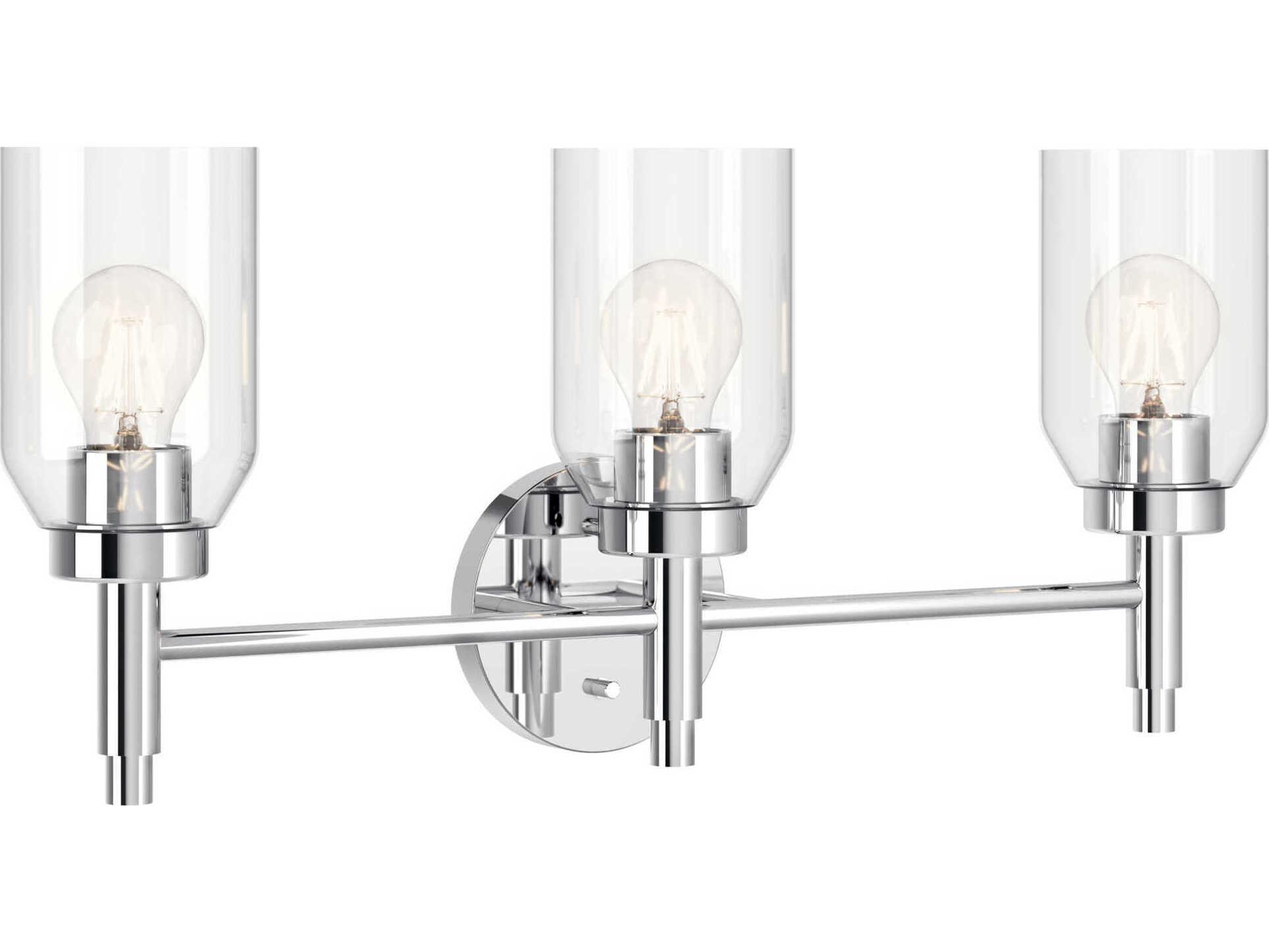 Kichler Madden 3-Light Chrome Vanity Light