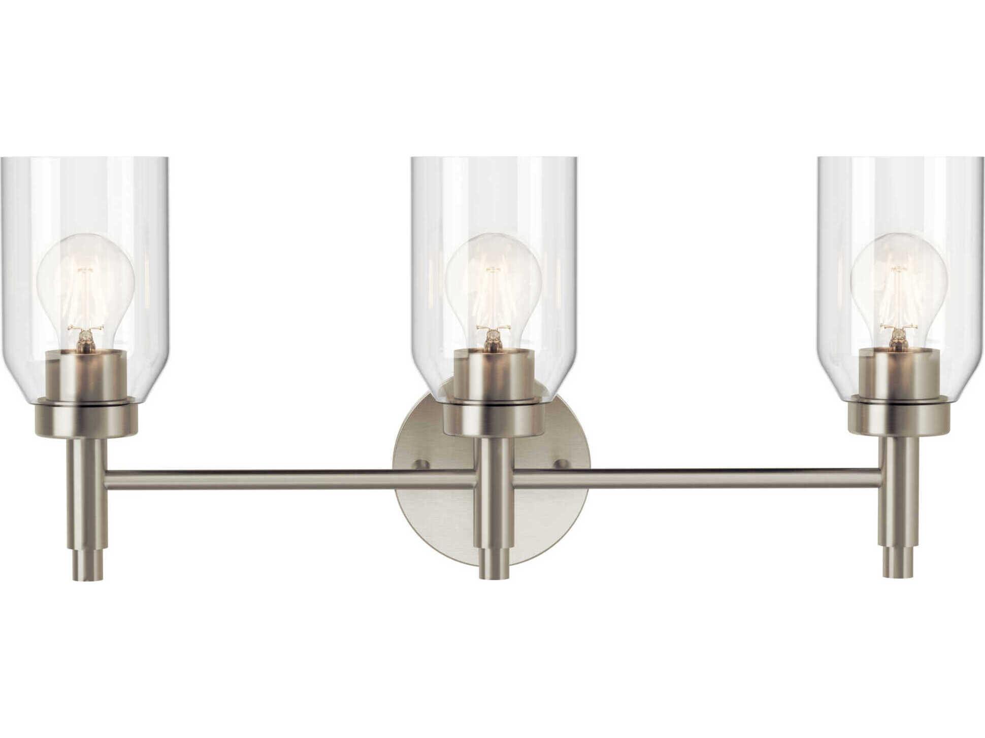 Kichler Madden 3-Light Brushed Nickel Vanity Light