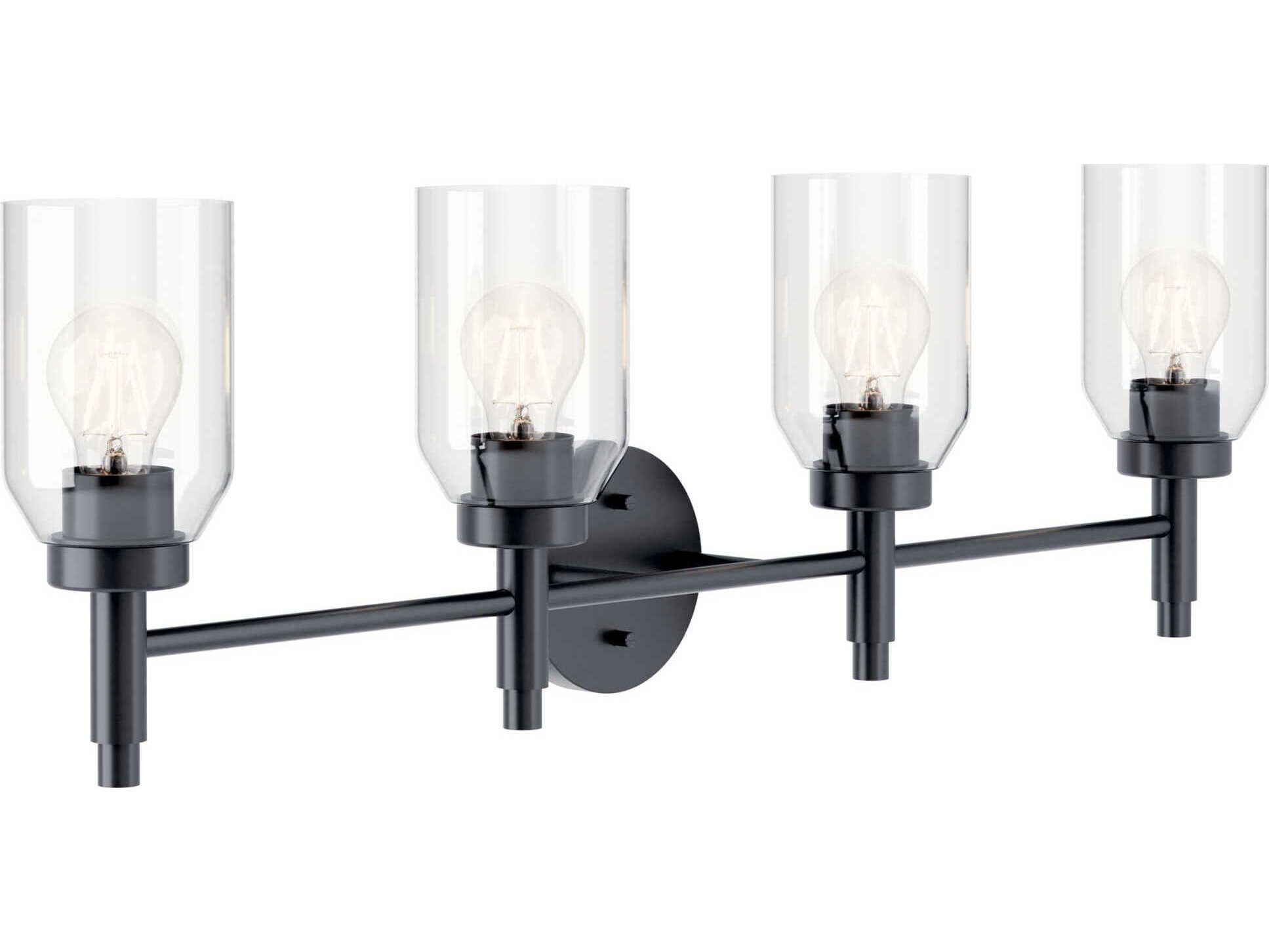 Kichler Madden 4-Light Black Vanity Light