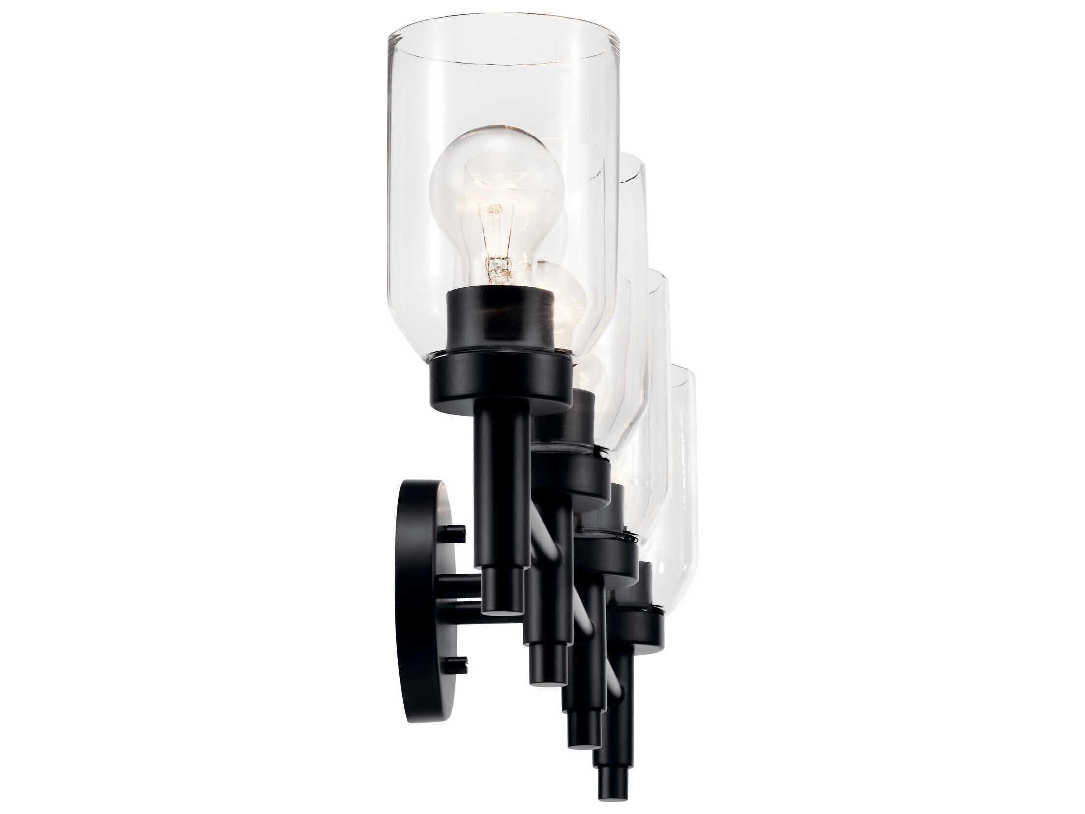 Kichler Madden 4-Light Black Vanity Light