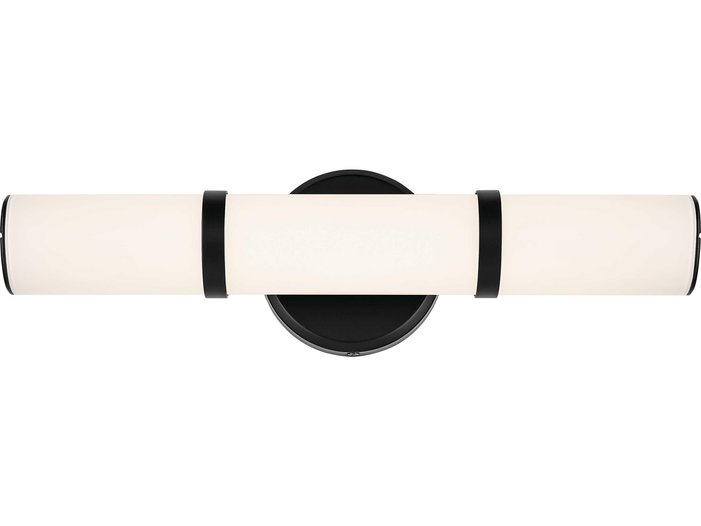 Kichler Rosh 1-Light Black Vanity Light