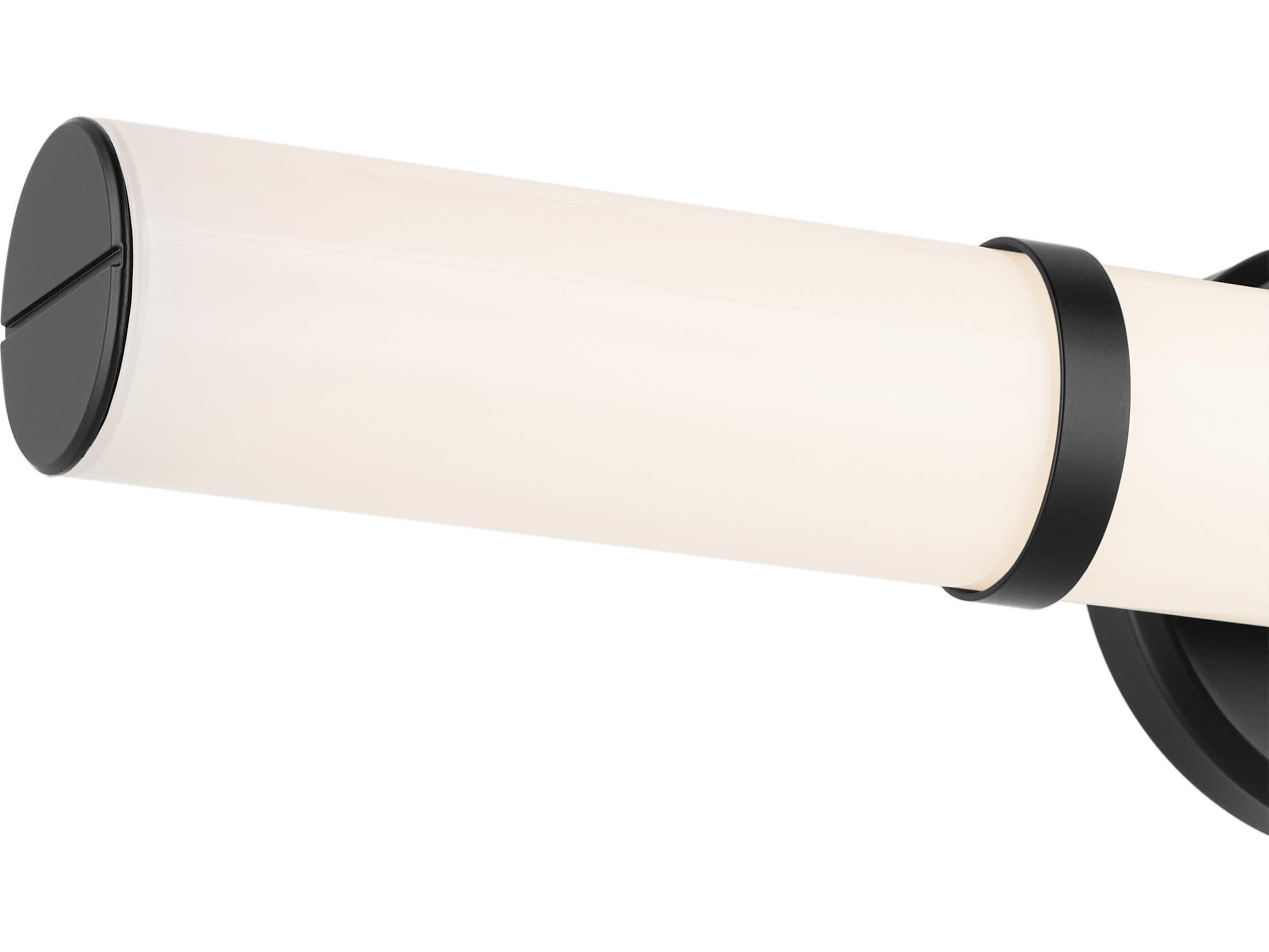 Kichler Rosh 1-Light Black Vanity Light