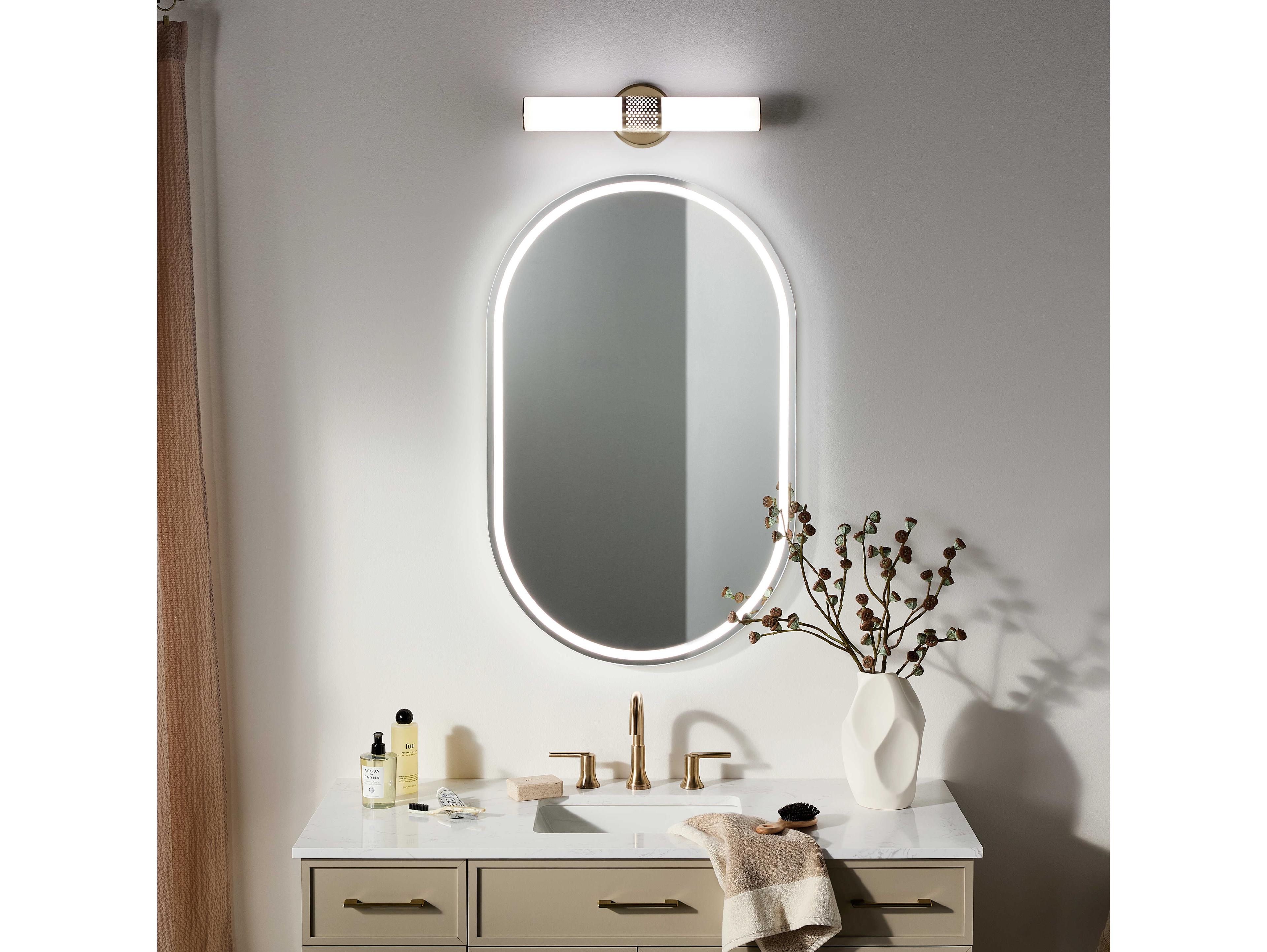 Kichler Sashi 1-Light Champagne Bronze Vanity Light