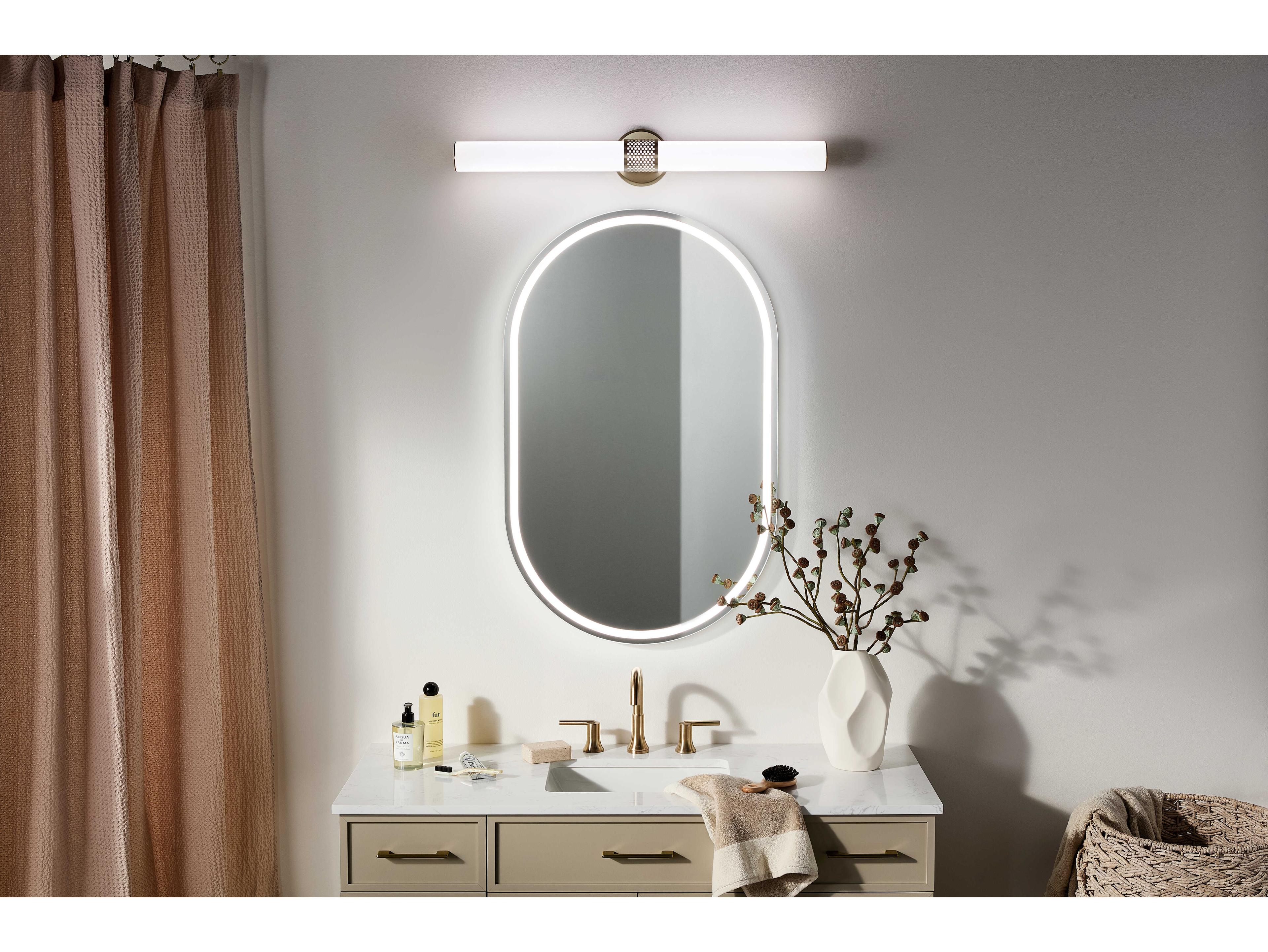 Kichler Sashi 1-Light Champagne Bronze Vanity Light