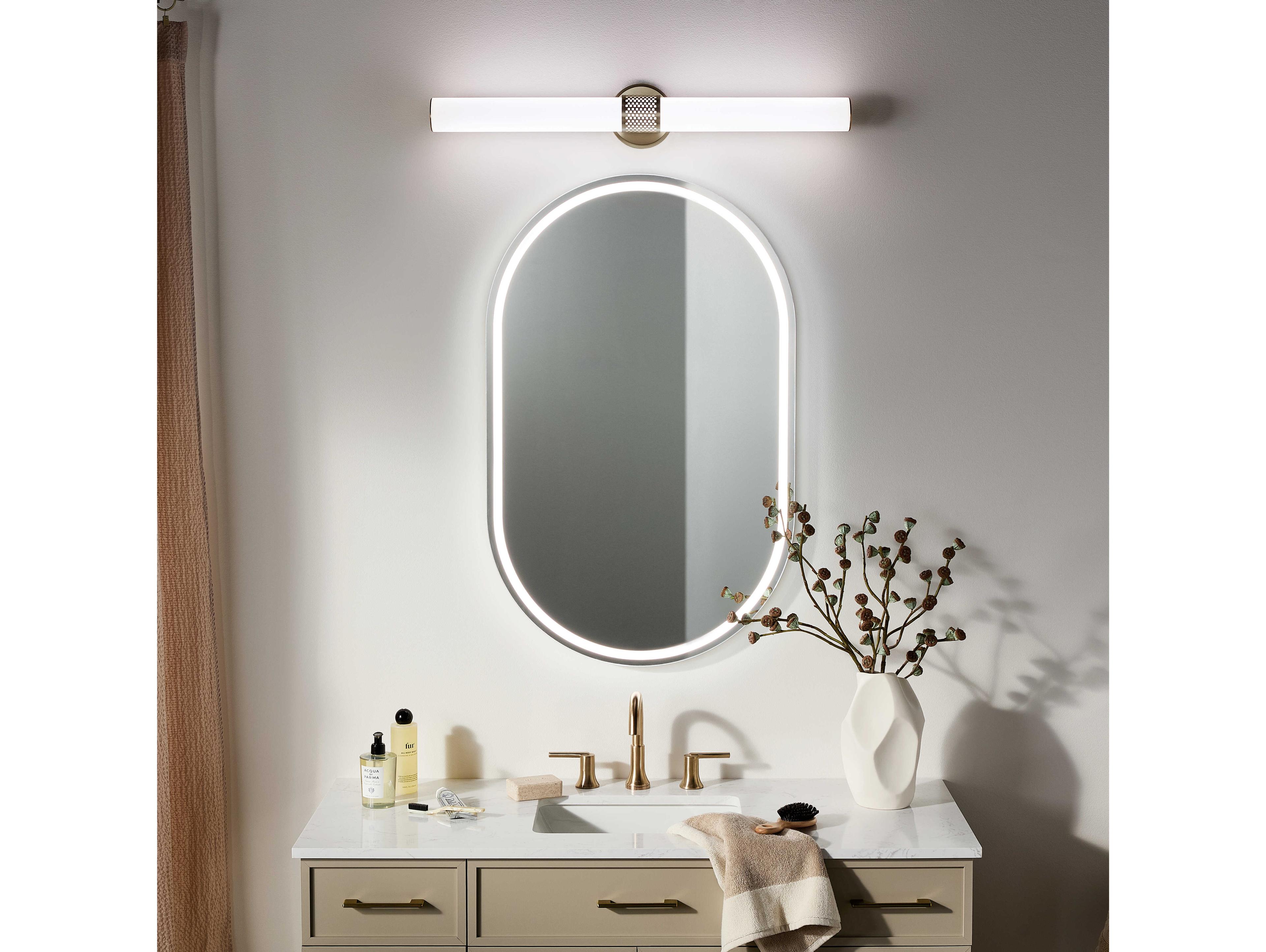 Kichler Sashi 1-Light Champagne Bronze Vanity Light