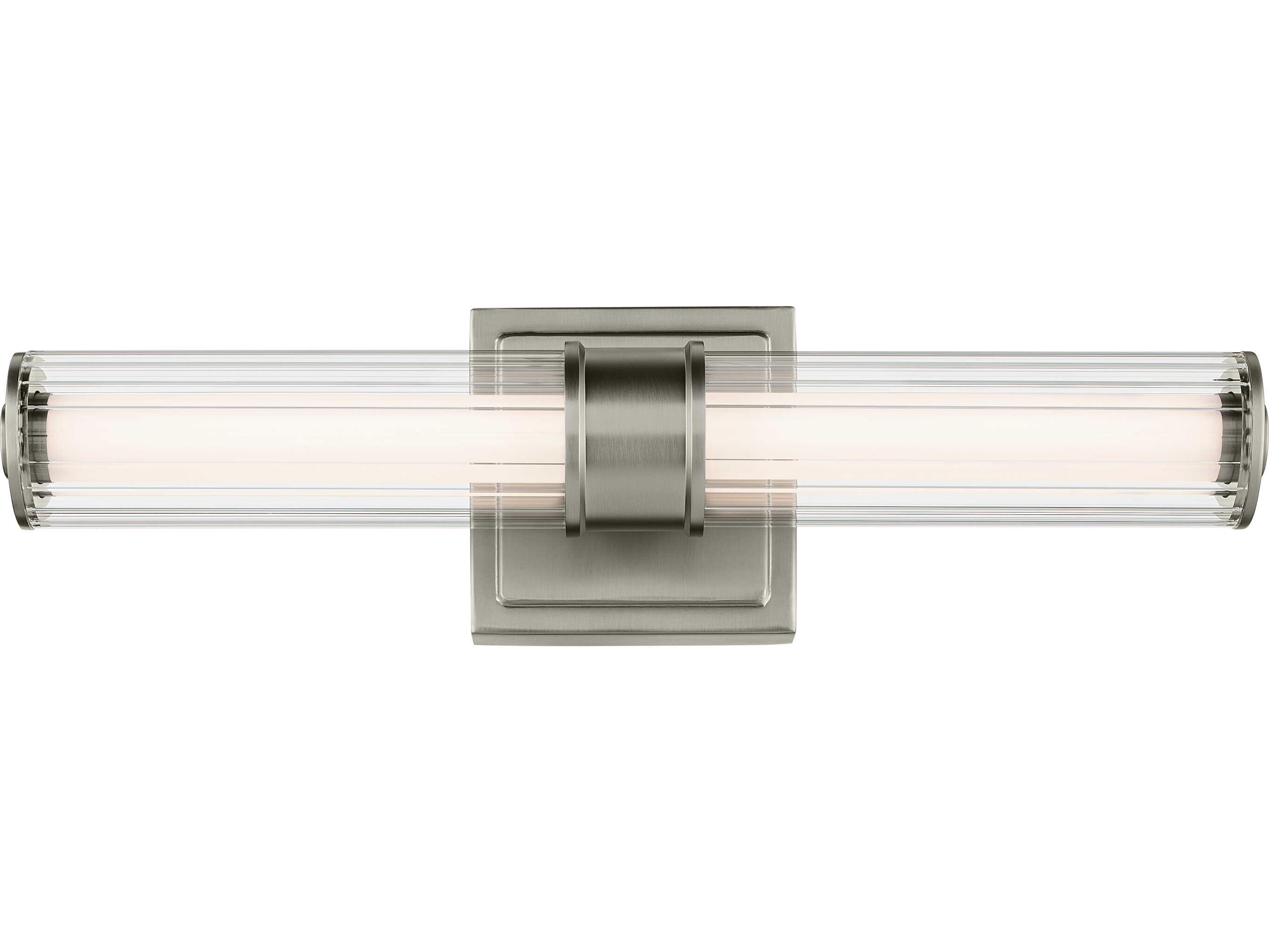 Kichler Laurene 1-Light Brushed Nickel Vanity Light